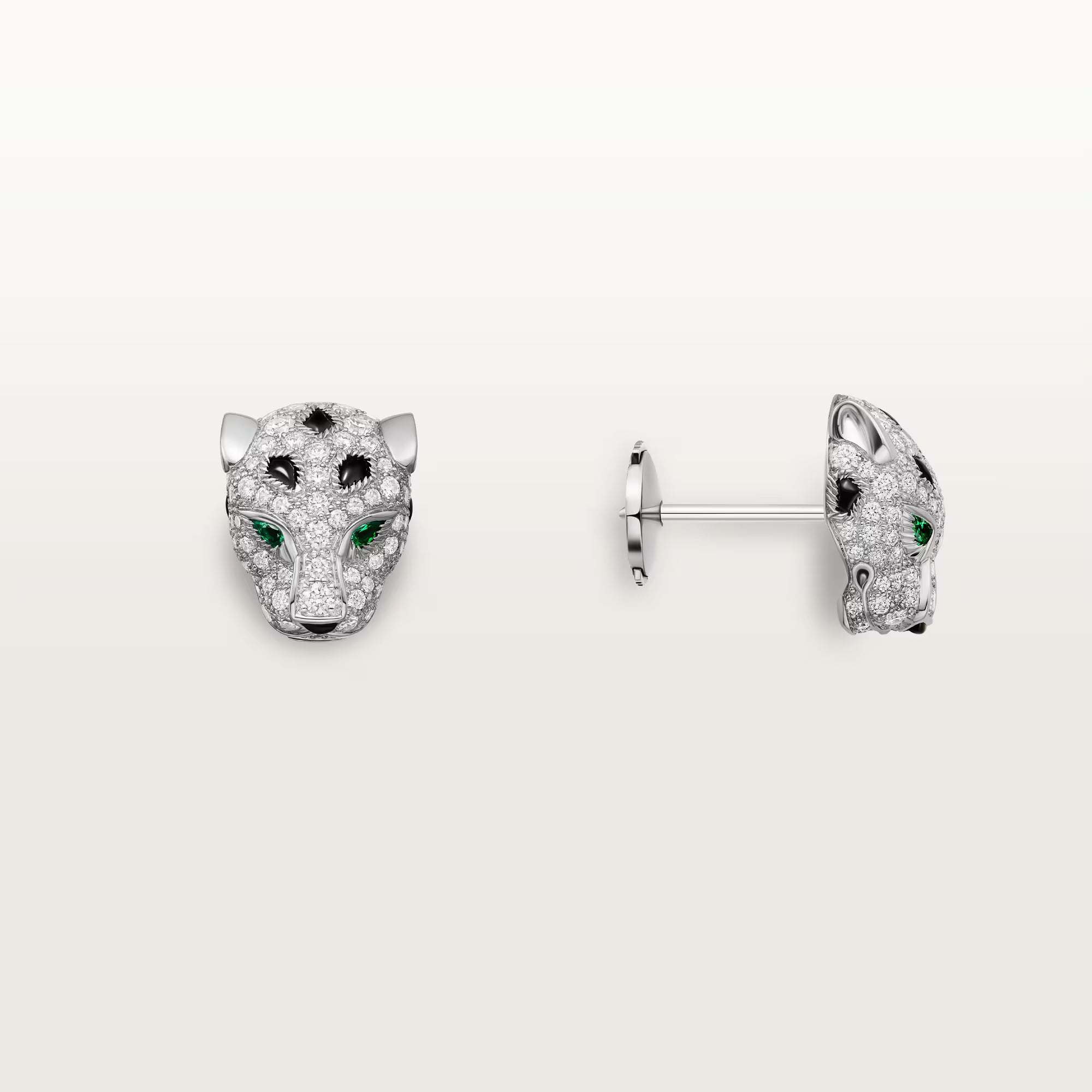 AV Fauve Earrings – Small Model (White Gold)