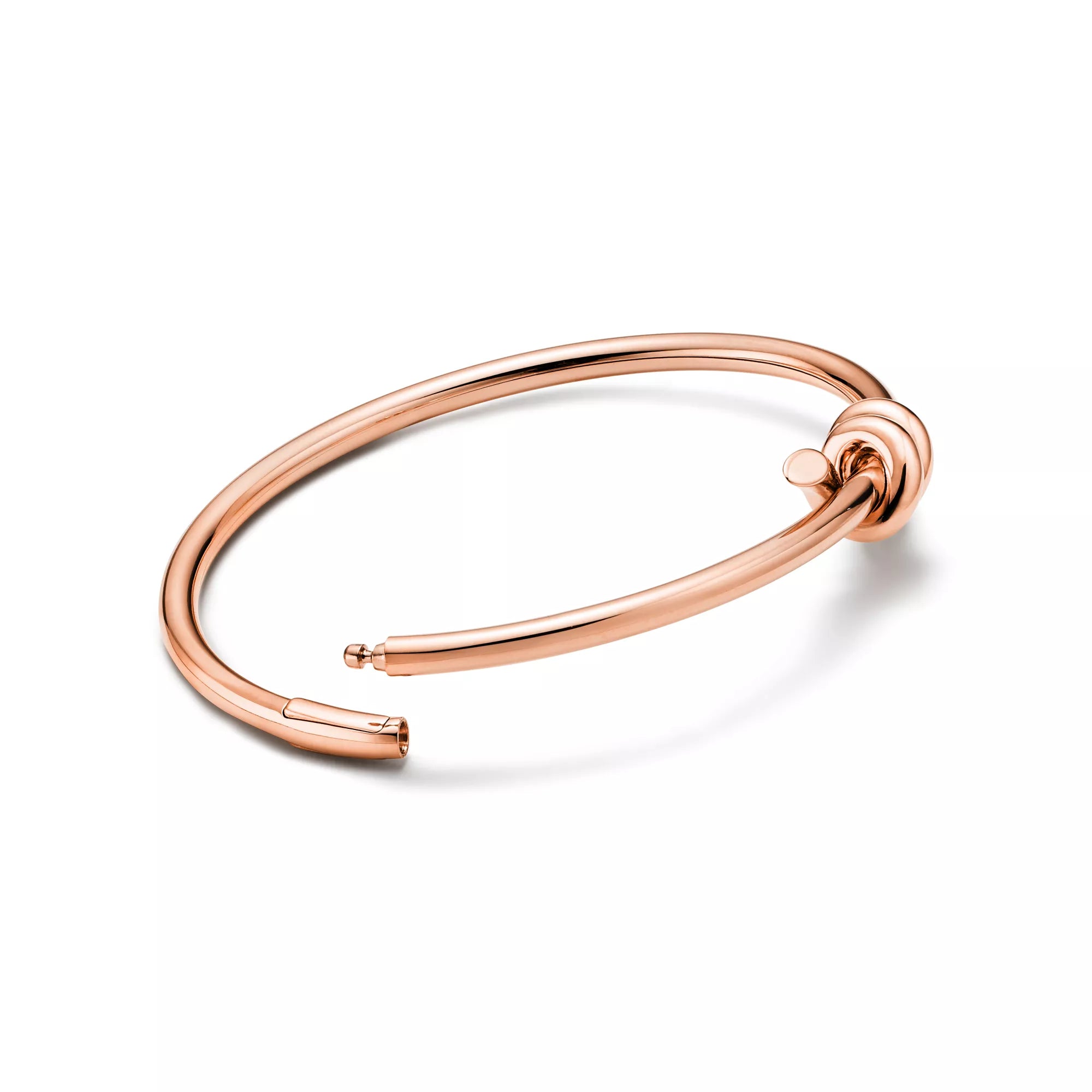 AV Lucent Bracelet - Wire Bangle in Rose Gold