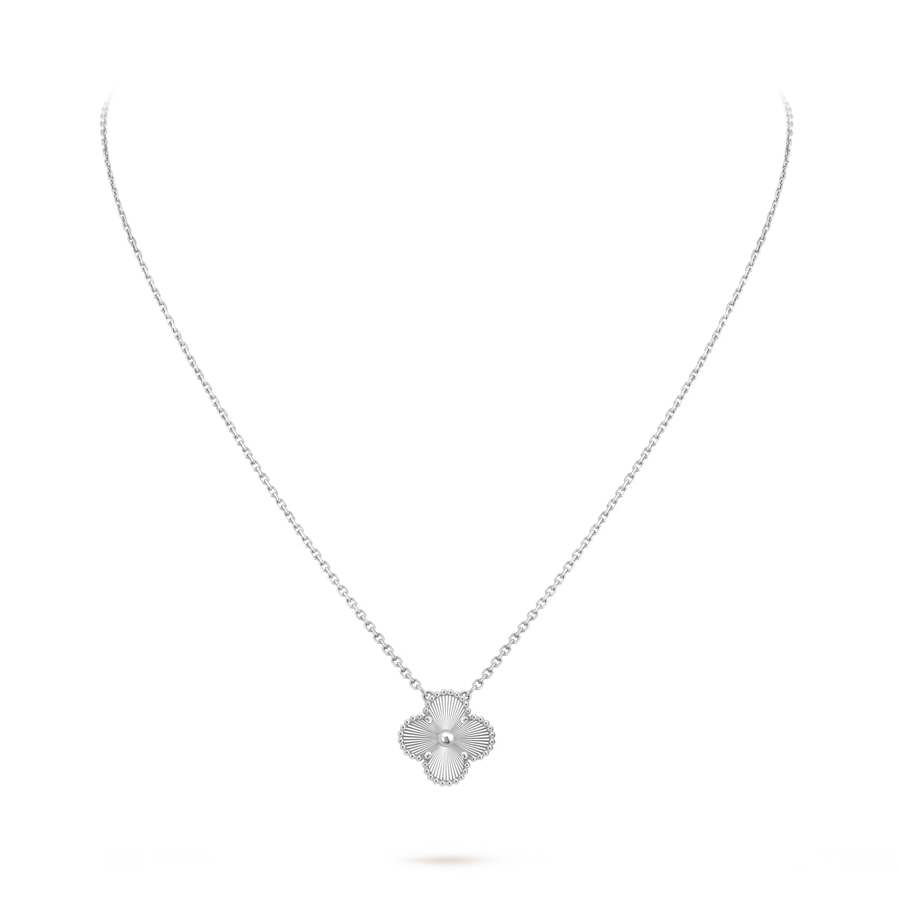 AV four leaf clover necklace