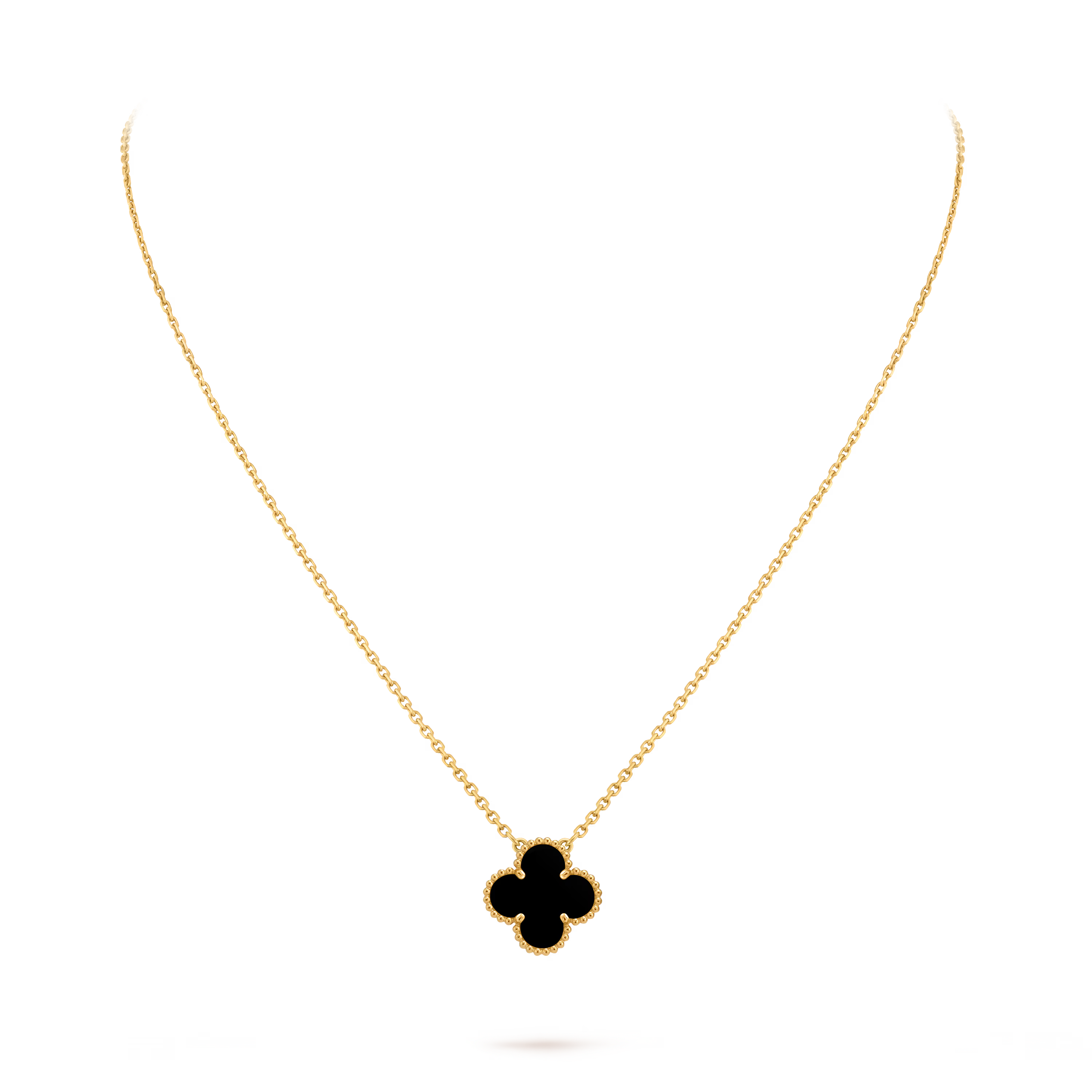AV four leaf clover necklace