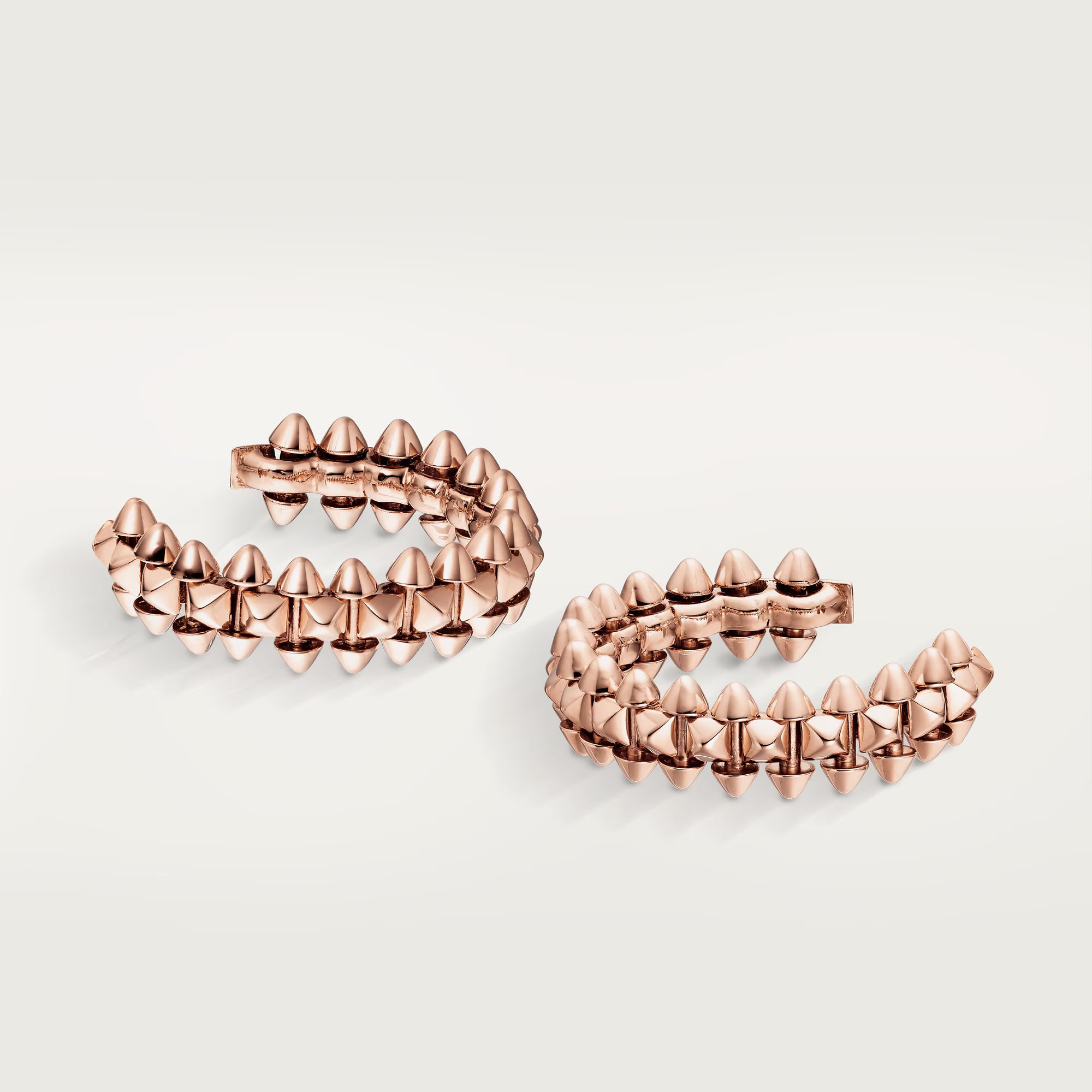 AV Heurt Hoop Earrings – Small Model (Rose Gold)