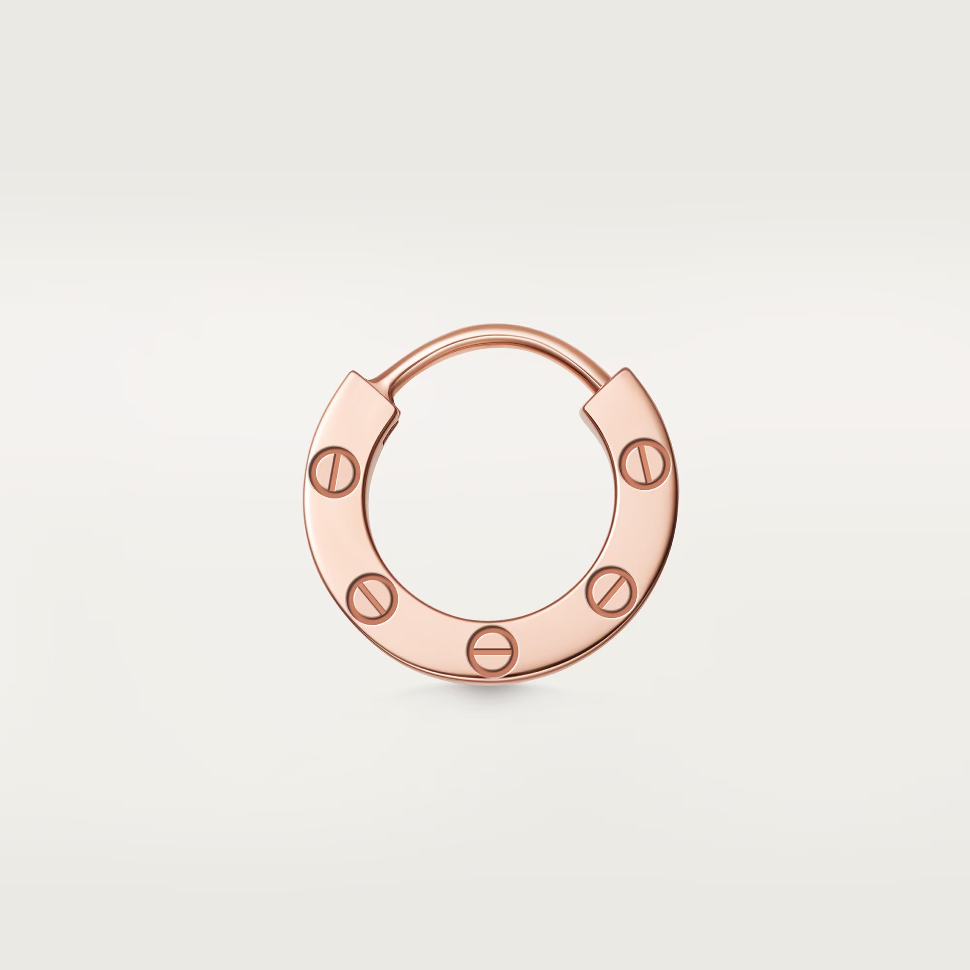 AV Amour Hoop Classic Earrings – Small Model (Rose Gold)