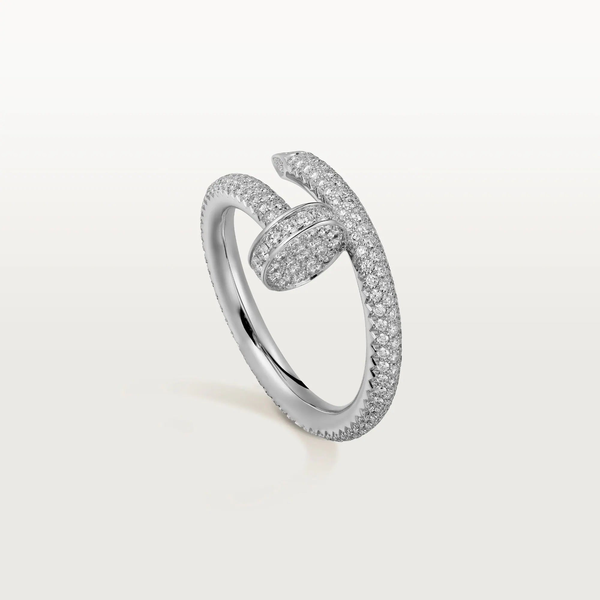 AV Linéa Clou Ring Pavé - (White Gold)