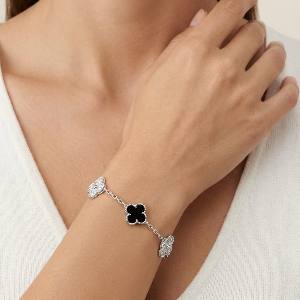 AV four leaf clover bracelet