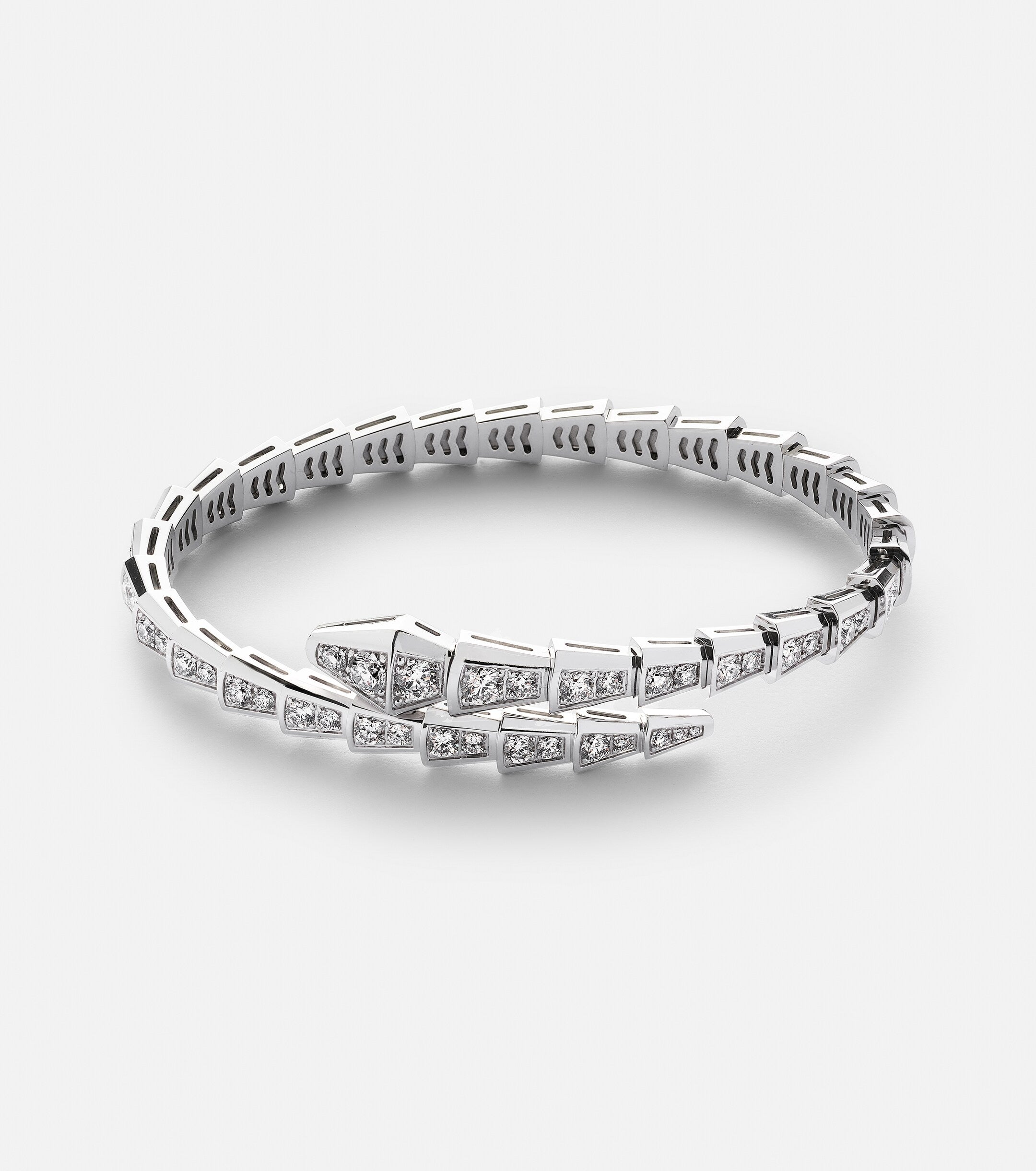 AV Viper Essence Bracelet — Full Pavé Diamond (White Gold)