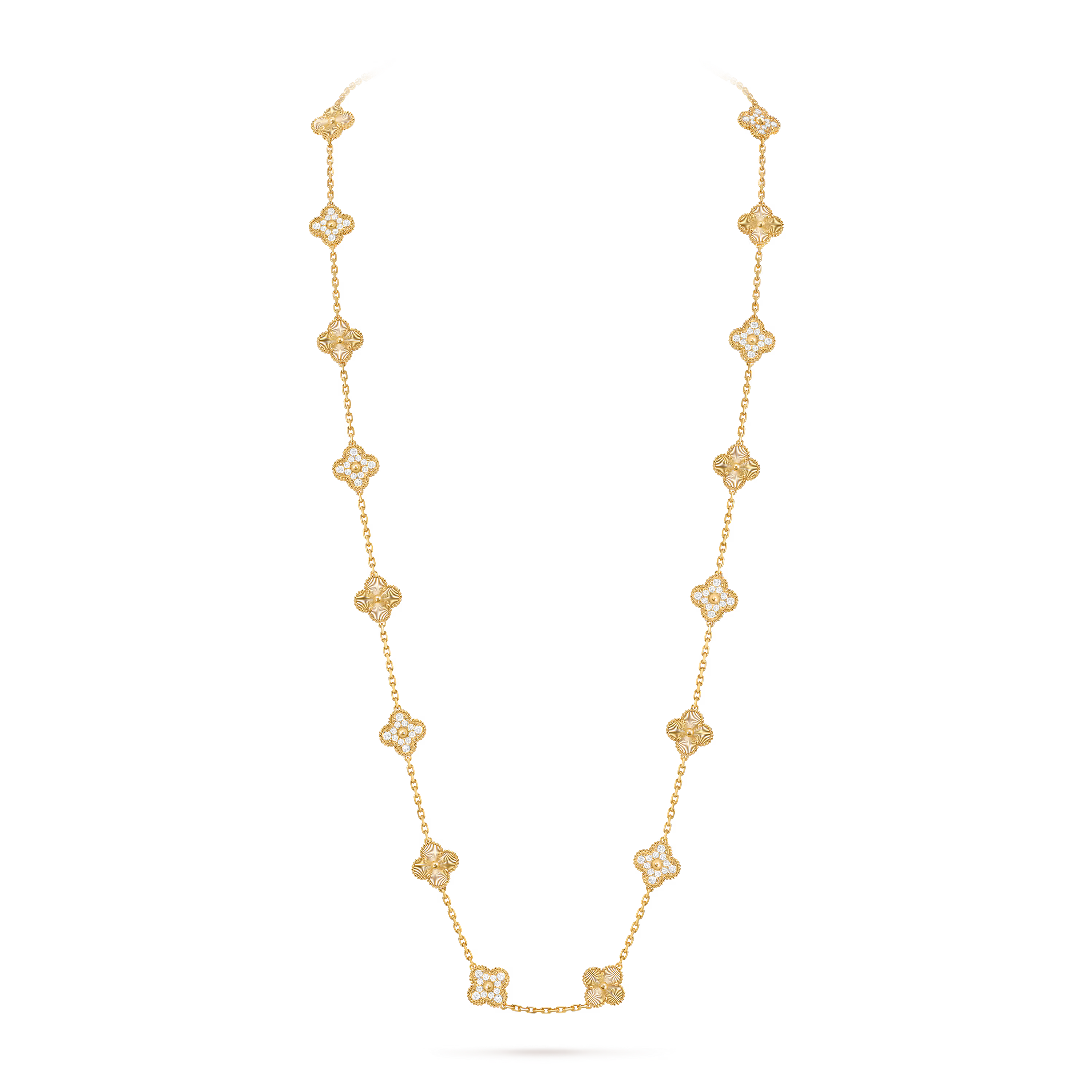 AV four leaf clover necklace, 20 motifs
