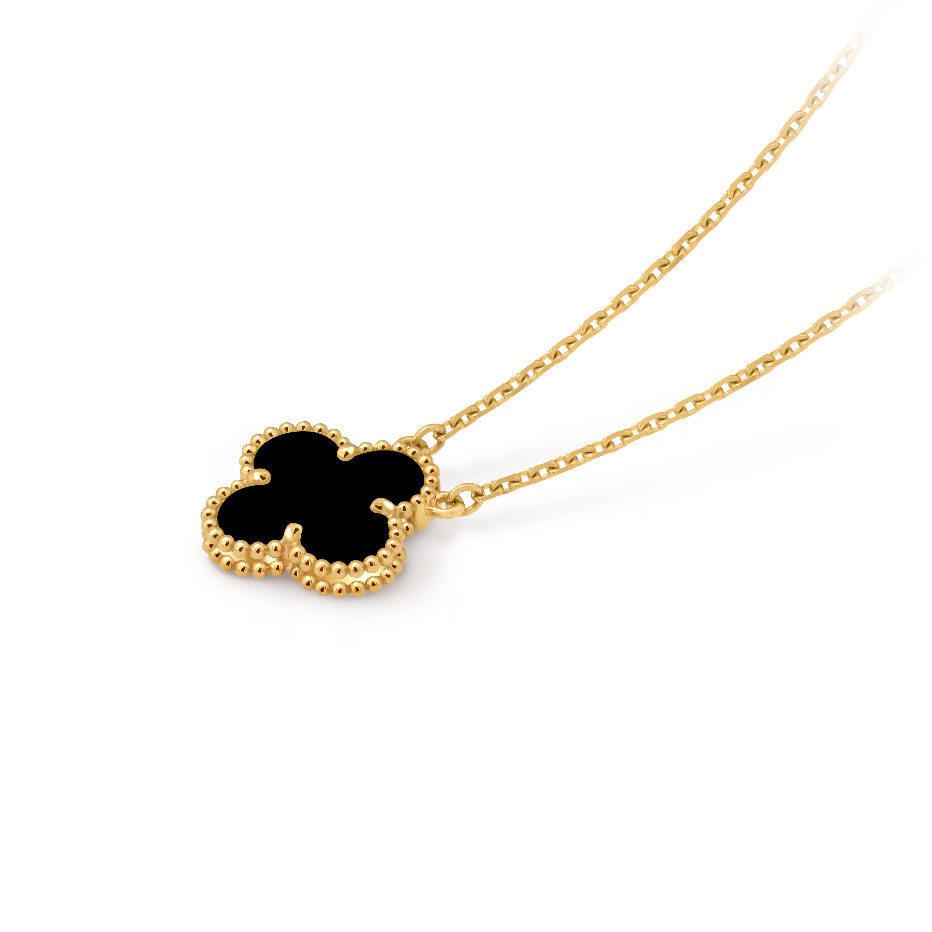 AV four leaf clover necklace