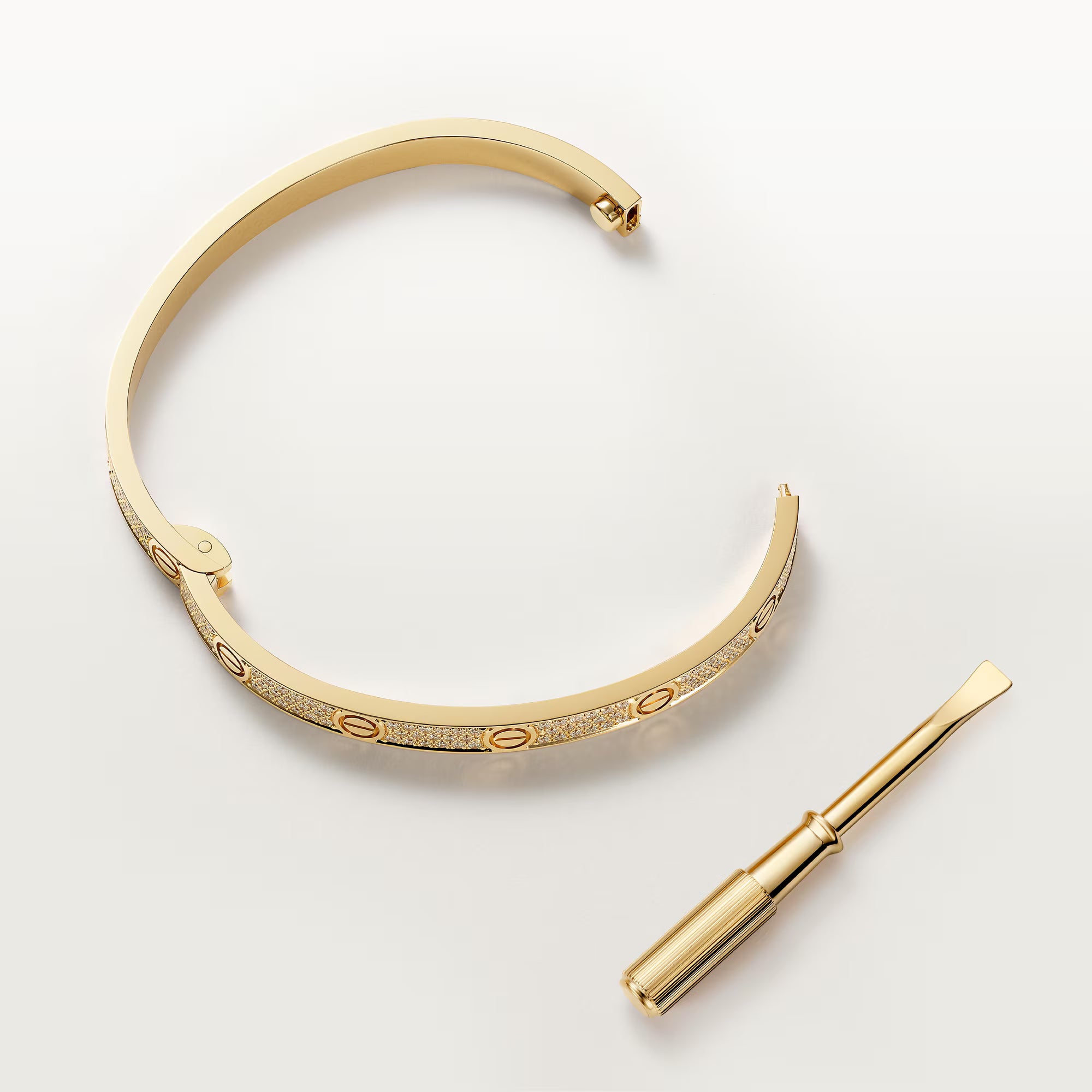 AV Amour bracelet, medium model, paved