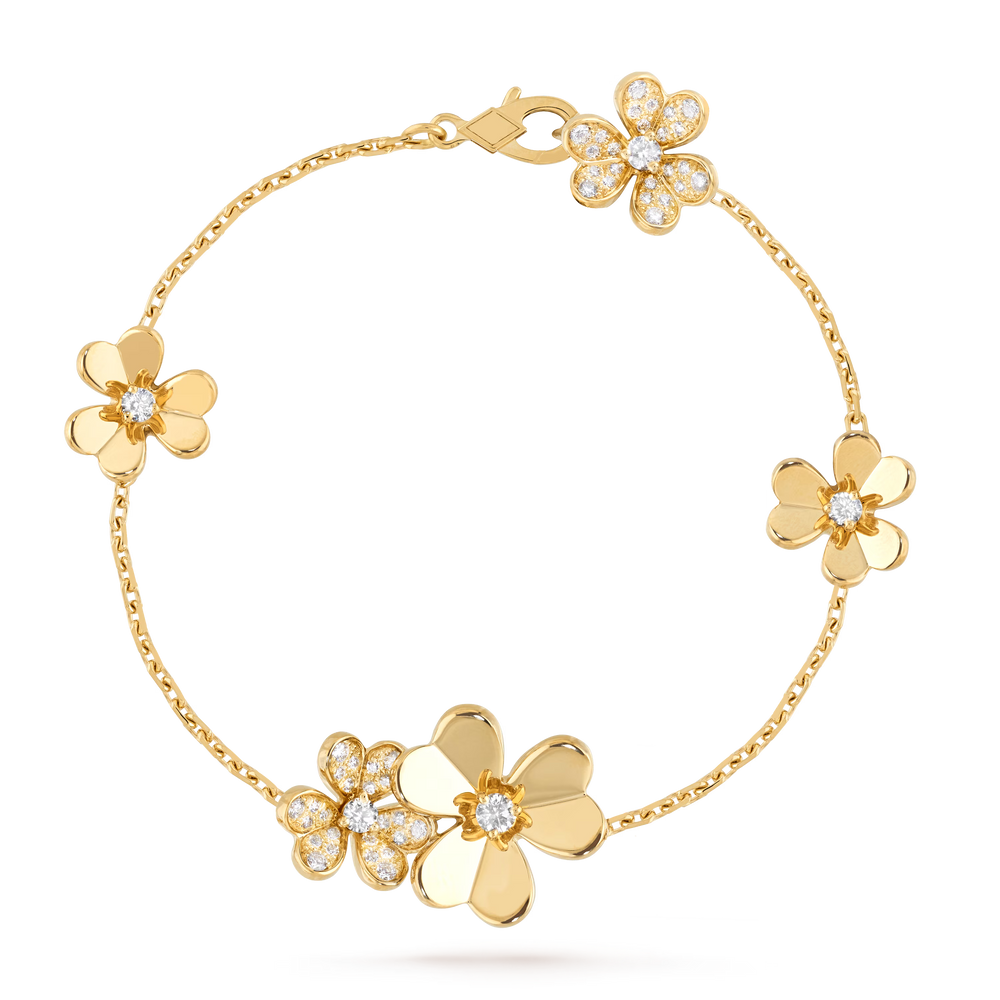 AV Fleur de lumière bracelet, 5 flowers