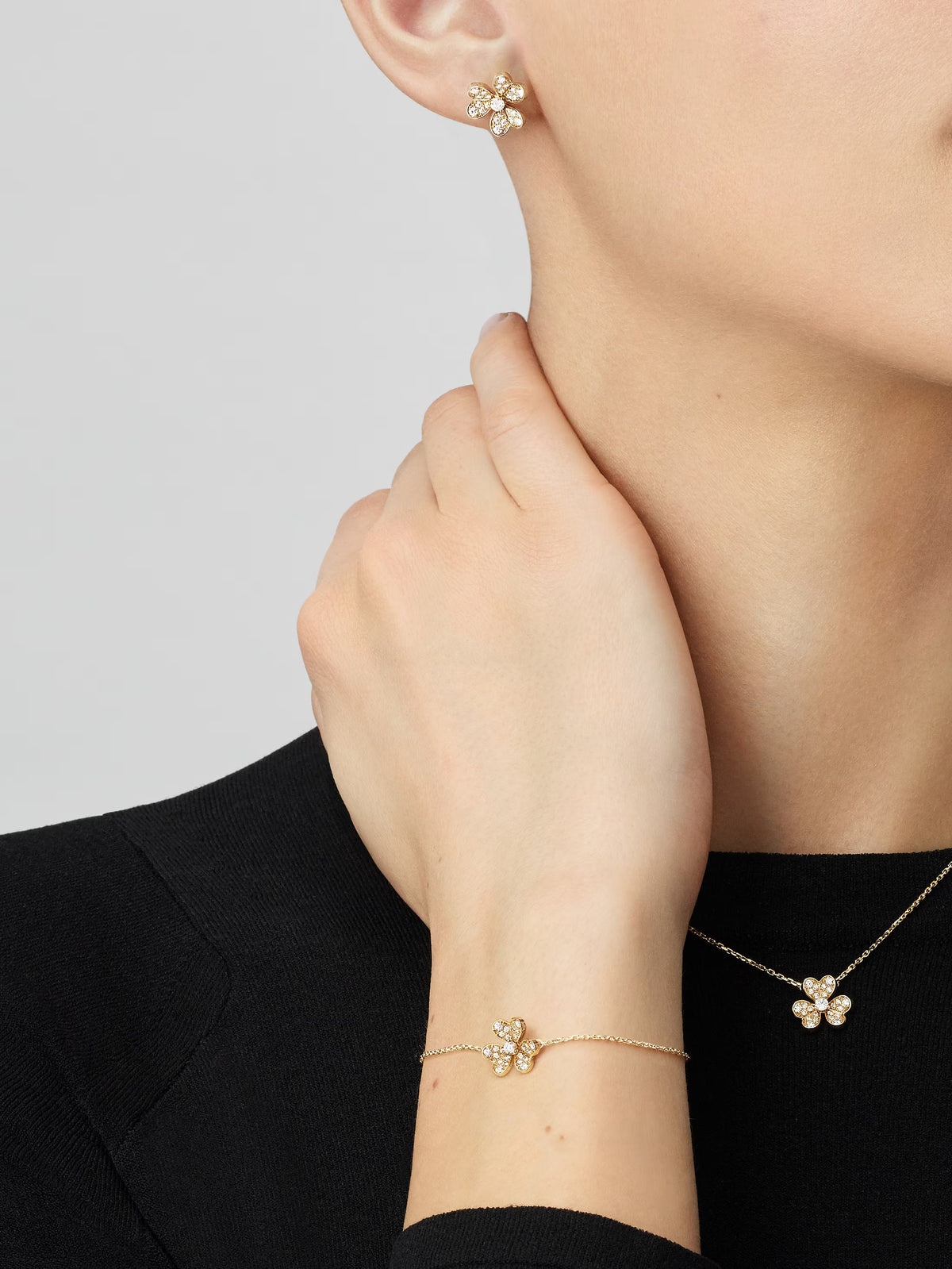AV Fleur de lumière pendant bracelet, mini model