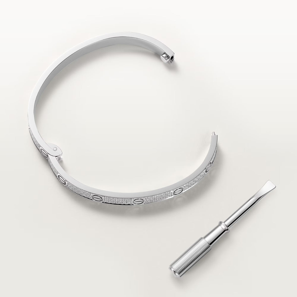 AV Amour bracelet, medium model, paved