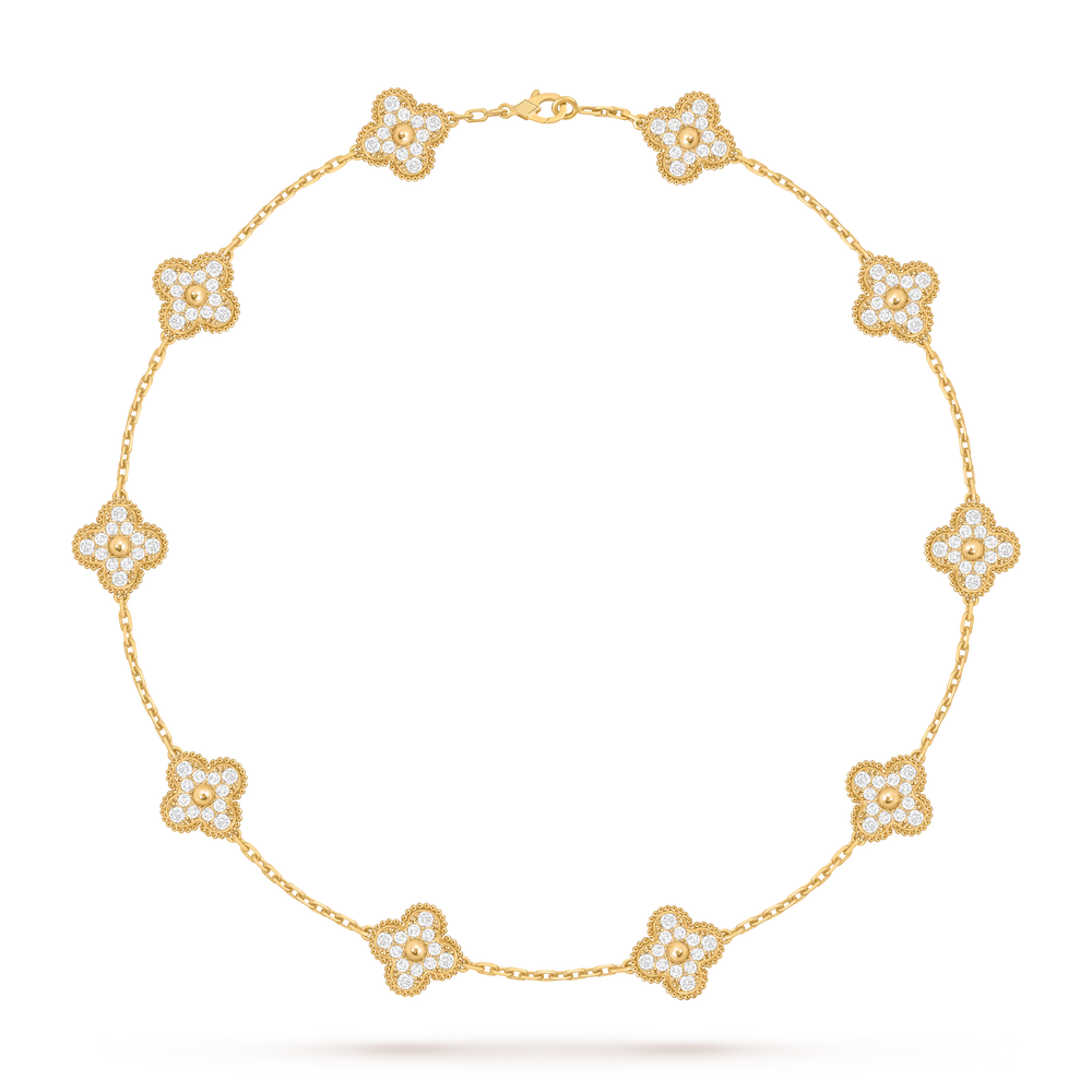 AV four leaf clover necklace, 10 motifs