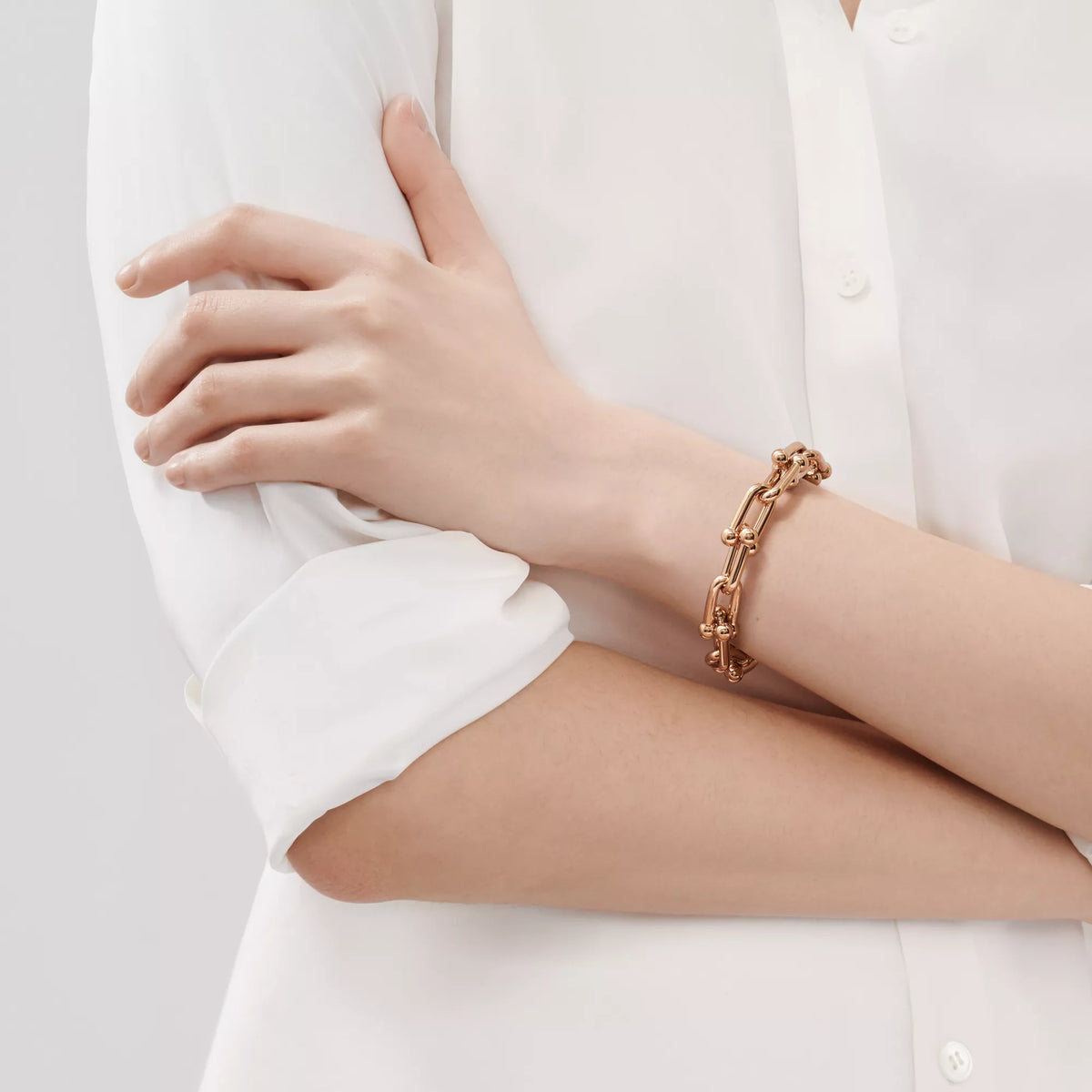 AV Pulse Bracelet - Large Link (Rose Gold)