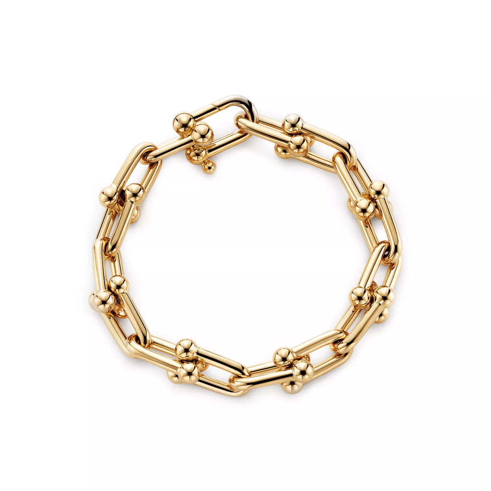 AV Pulse Bracelet - Large Link (Yellow Gold)