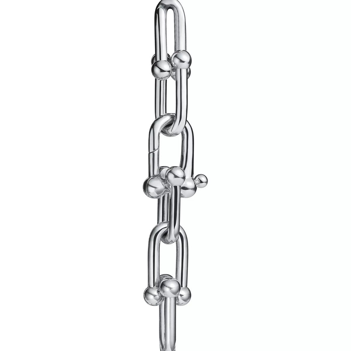 AV Pulse Bracelet - Large Link (White Gold)
