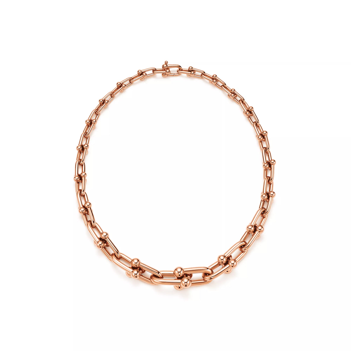 AV Pulse Necklace - Graduated Link (Rose Gold)