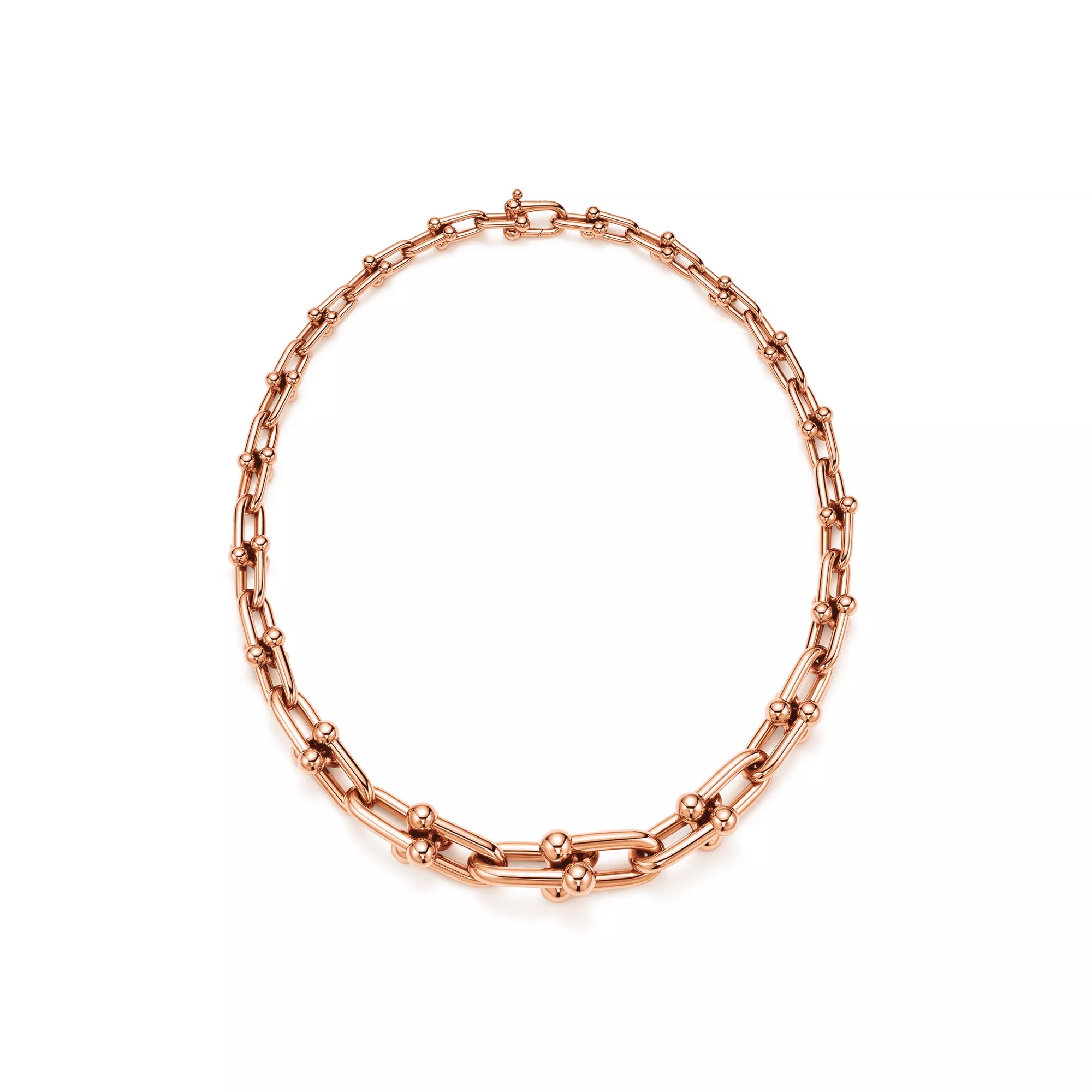 AV Pulse Necklace - Graduated Link (Rose Gold)