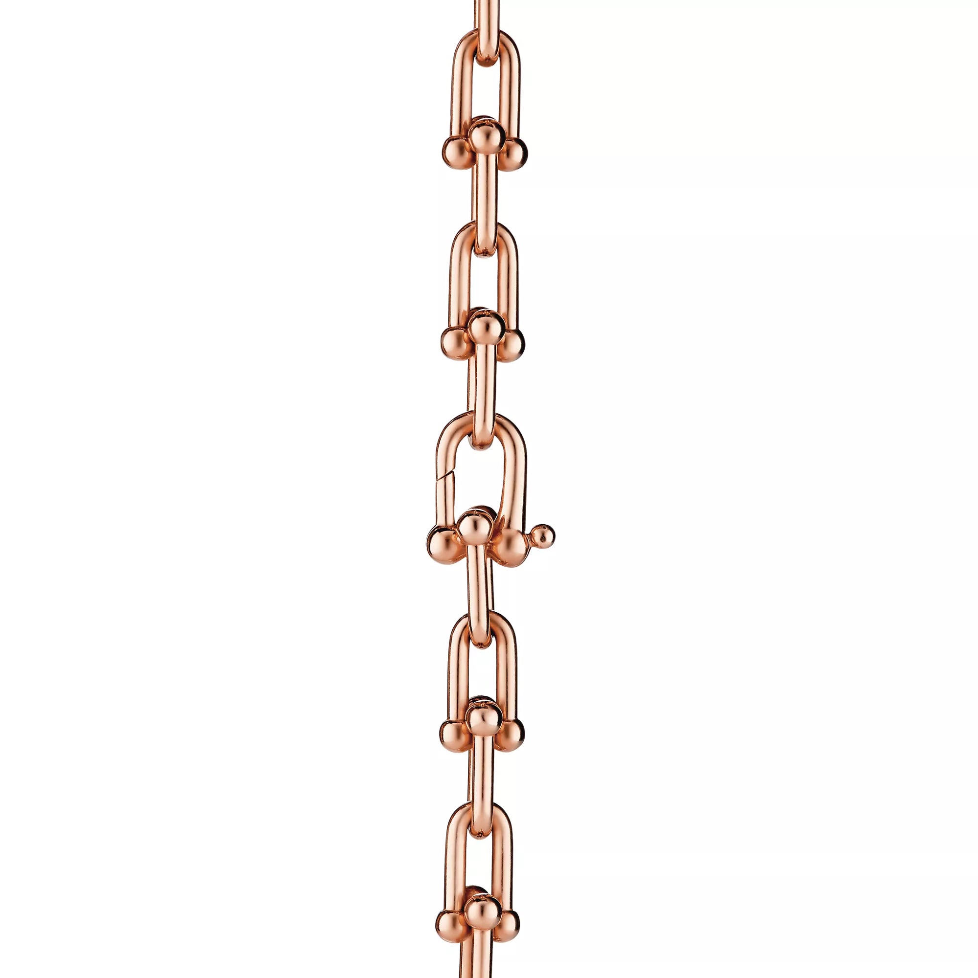 AV Pulse Necklace - Graduated Link (Rose Gold)