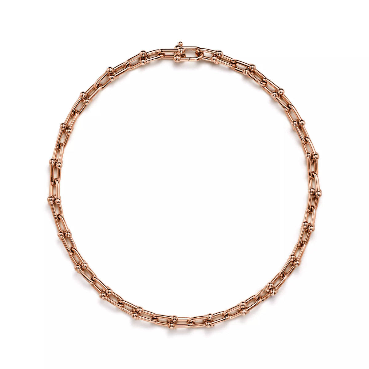 AV Pulse Necklace - Medium Link (Rose Gold)