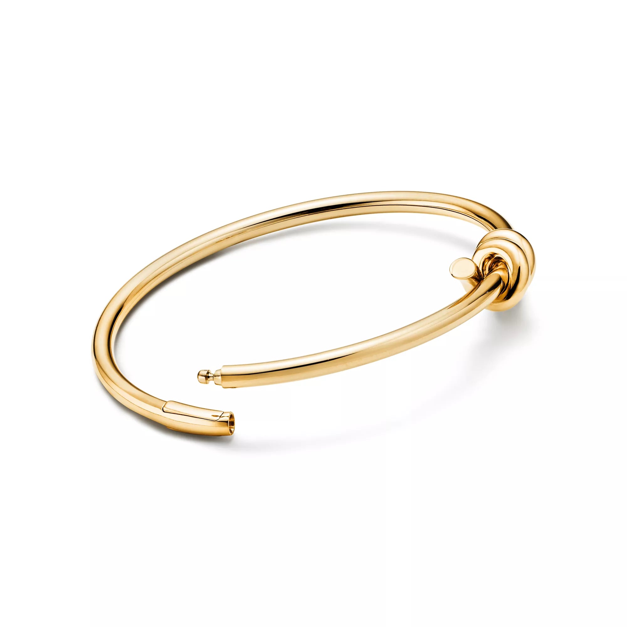 AV Lucent Bracelet - Wire Bangle in Yellow Gold