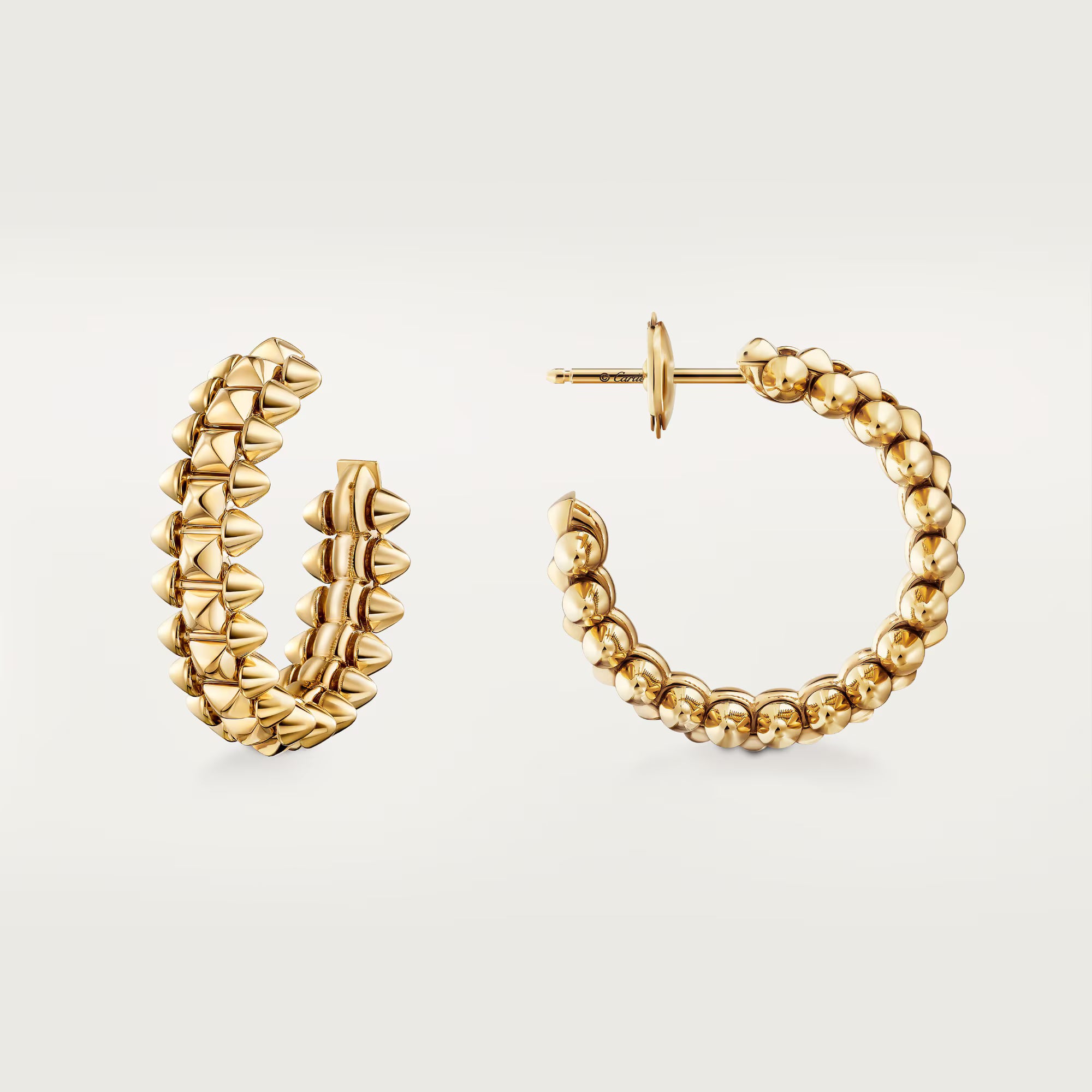 AV Heurt Hoop Earrings – Small Model (Yellow Gold)