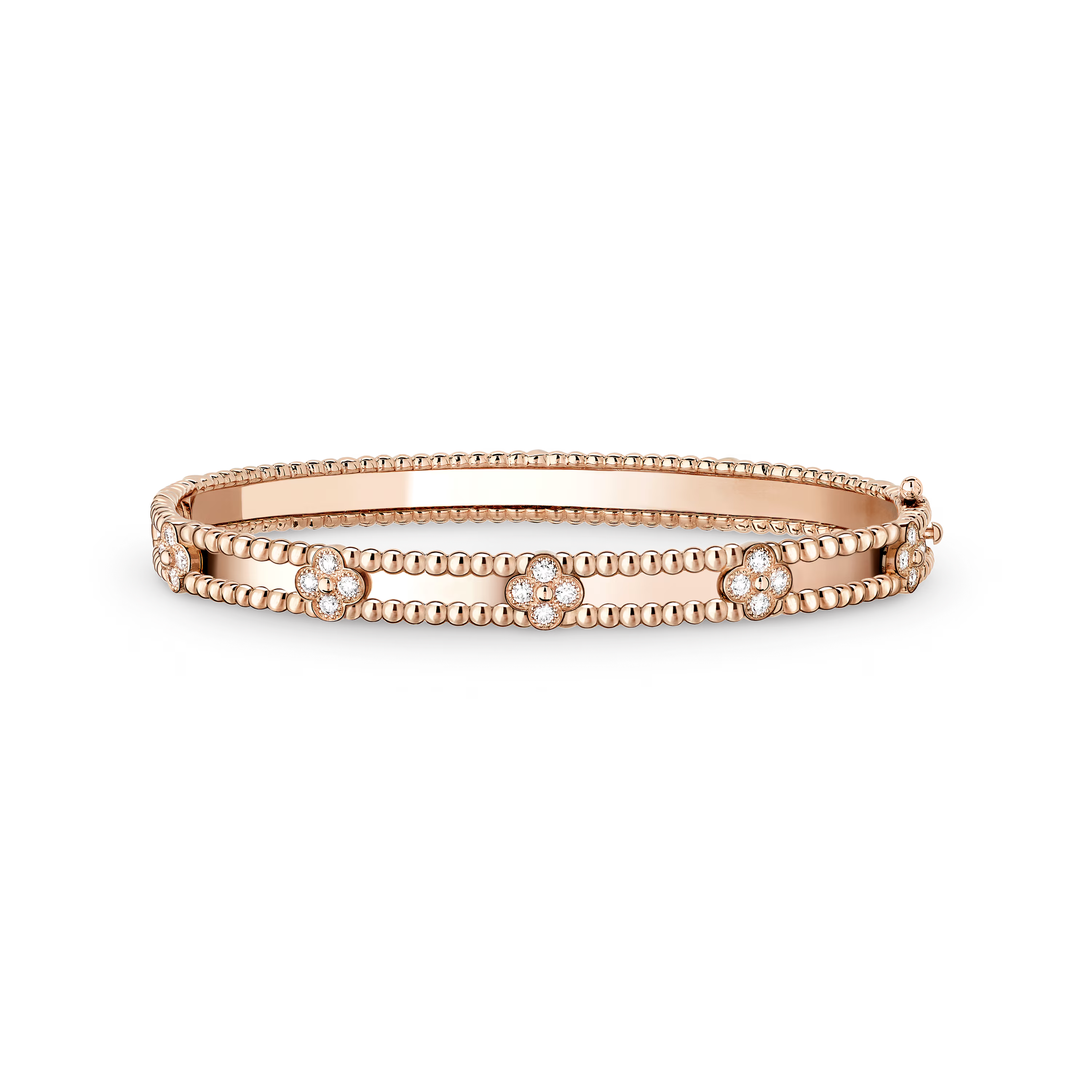 AV Mille four leaf clover bracelet, small (Rose gold)