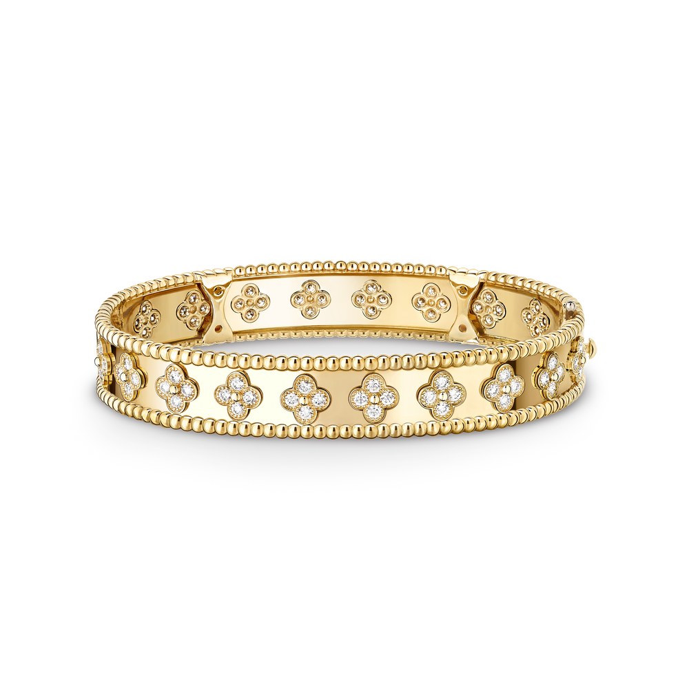 AV Mille four leaf clover bracelet, Medium (Rose Gold)