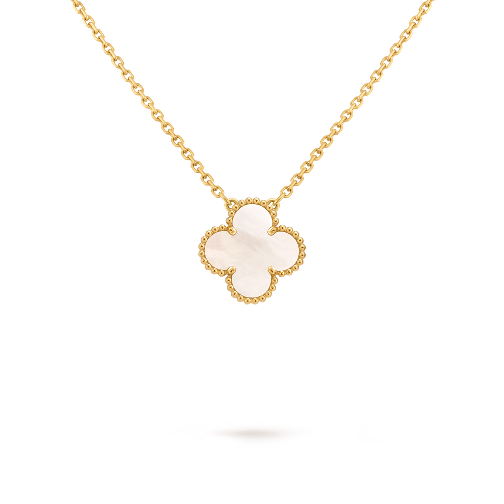 AV four leaf clover necklace
