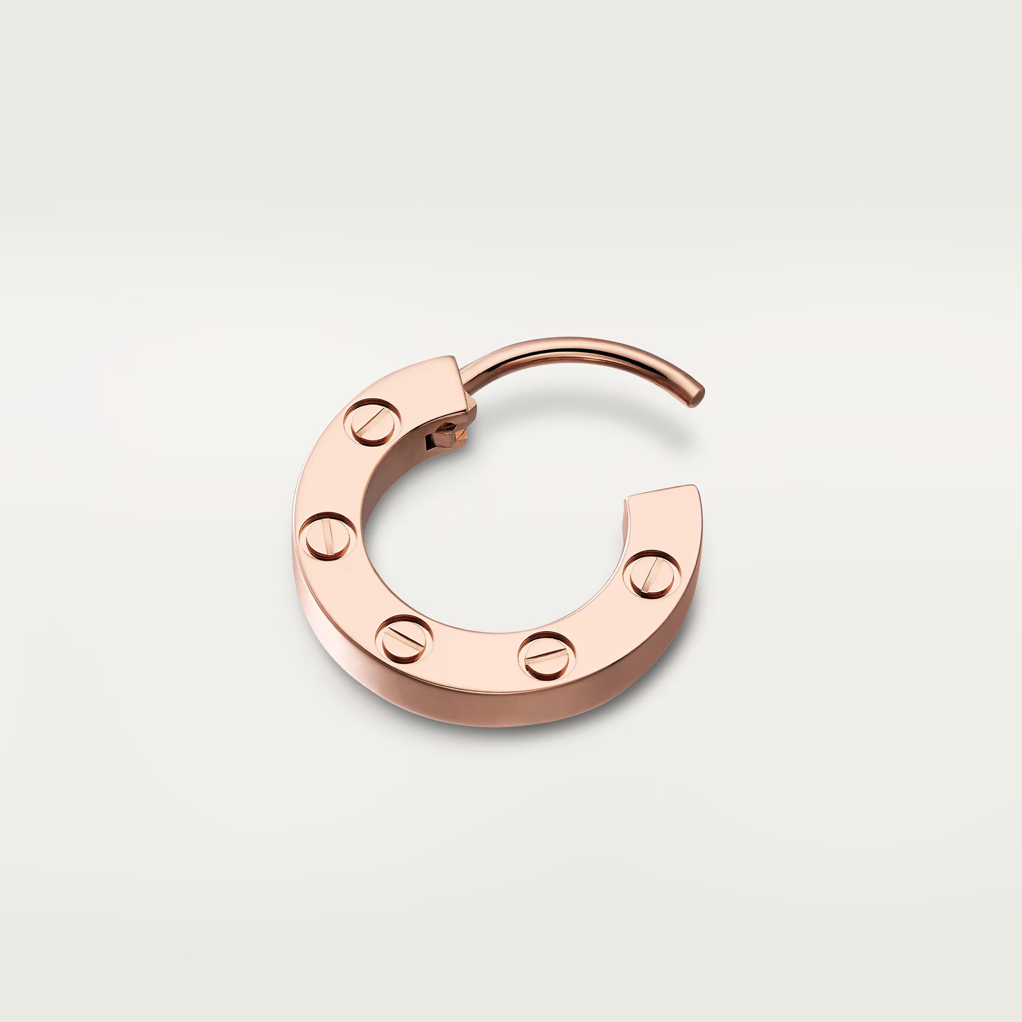 AV Amour Hoop Classic Earrings – Small Model (Rose Gold)