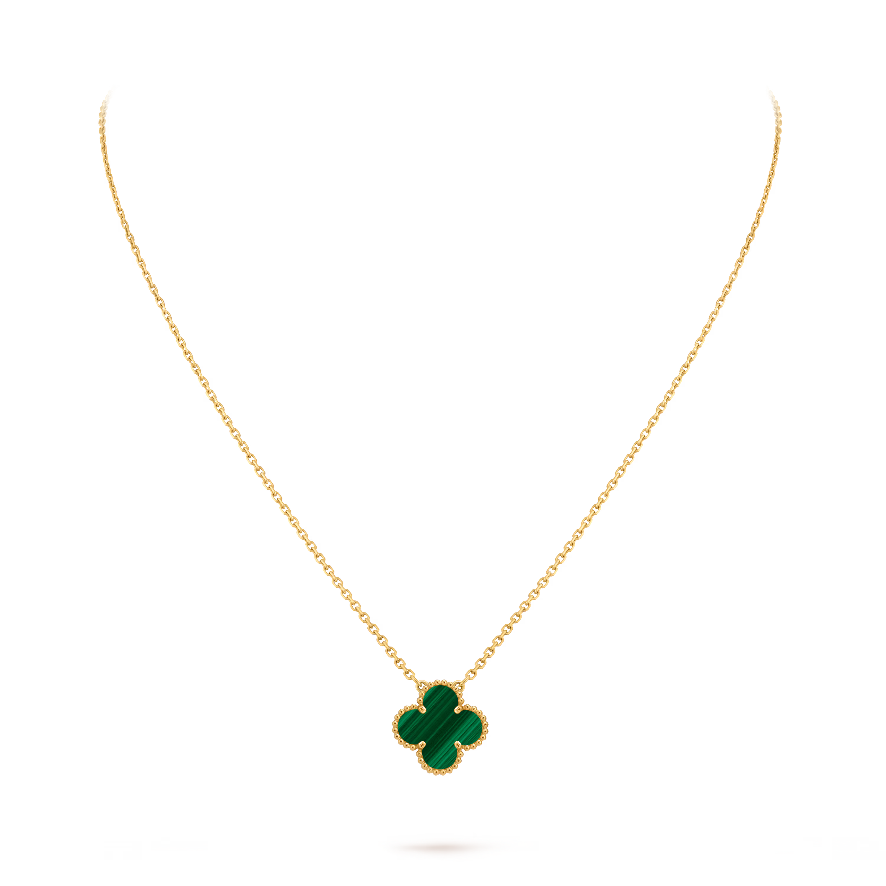 AV four leaf clover necklace