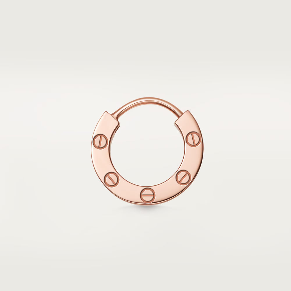 AV Amour Hoop Classic Earrings – Small Model (Rose Gold)