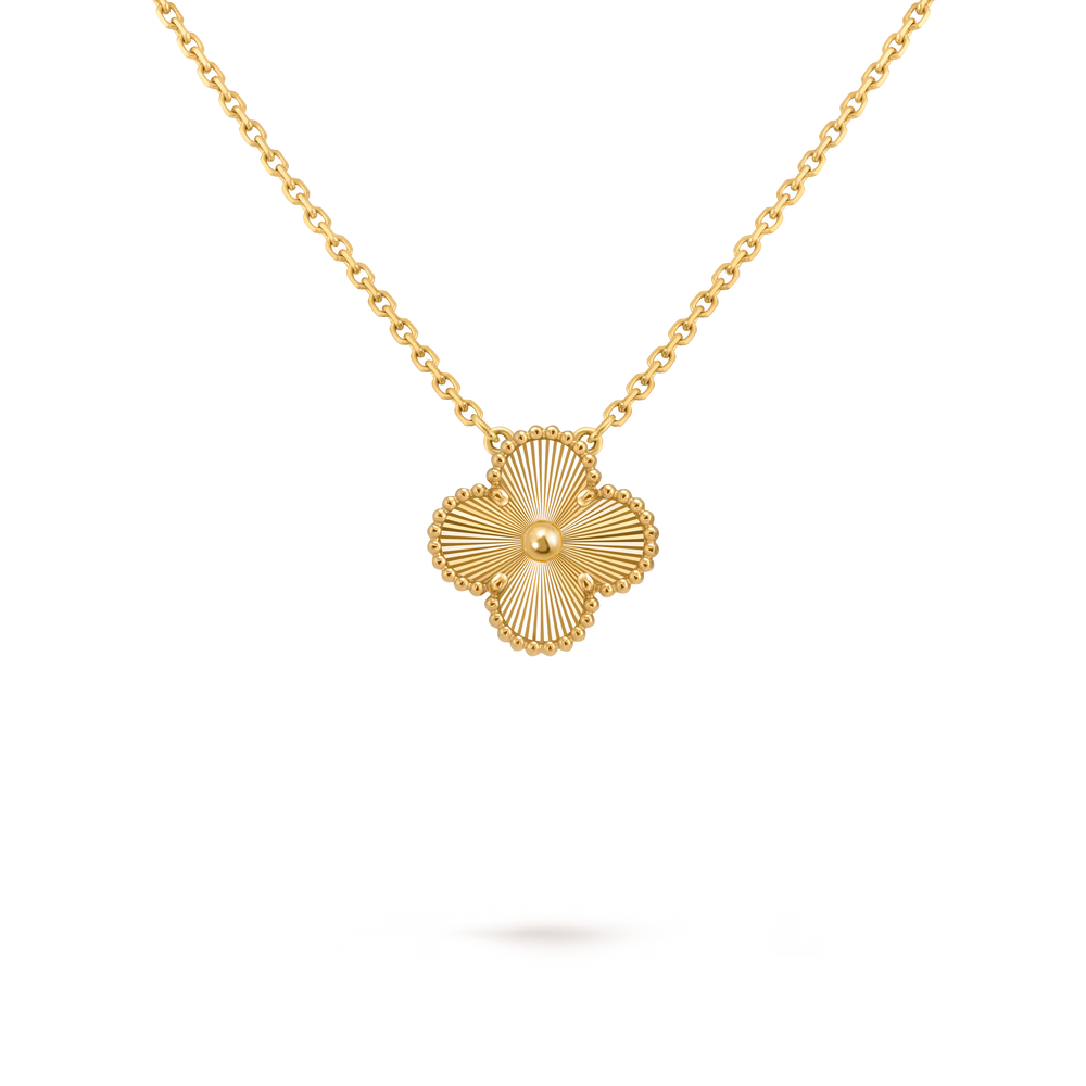 AV four leaf clover necklace