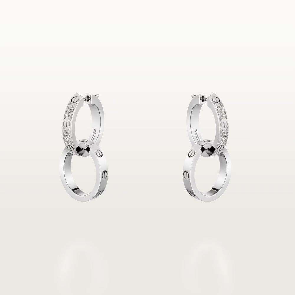 AV Amour Multiware Earrings – Small Model (White Gold)