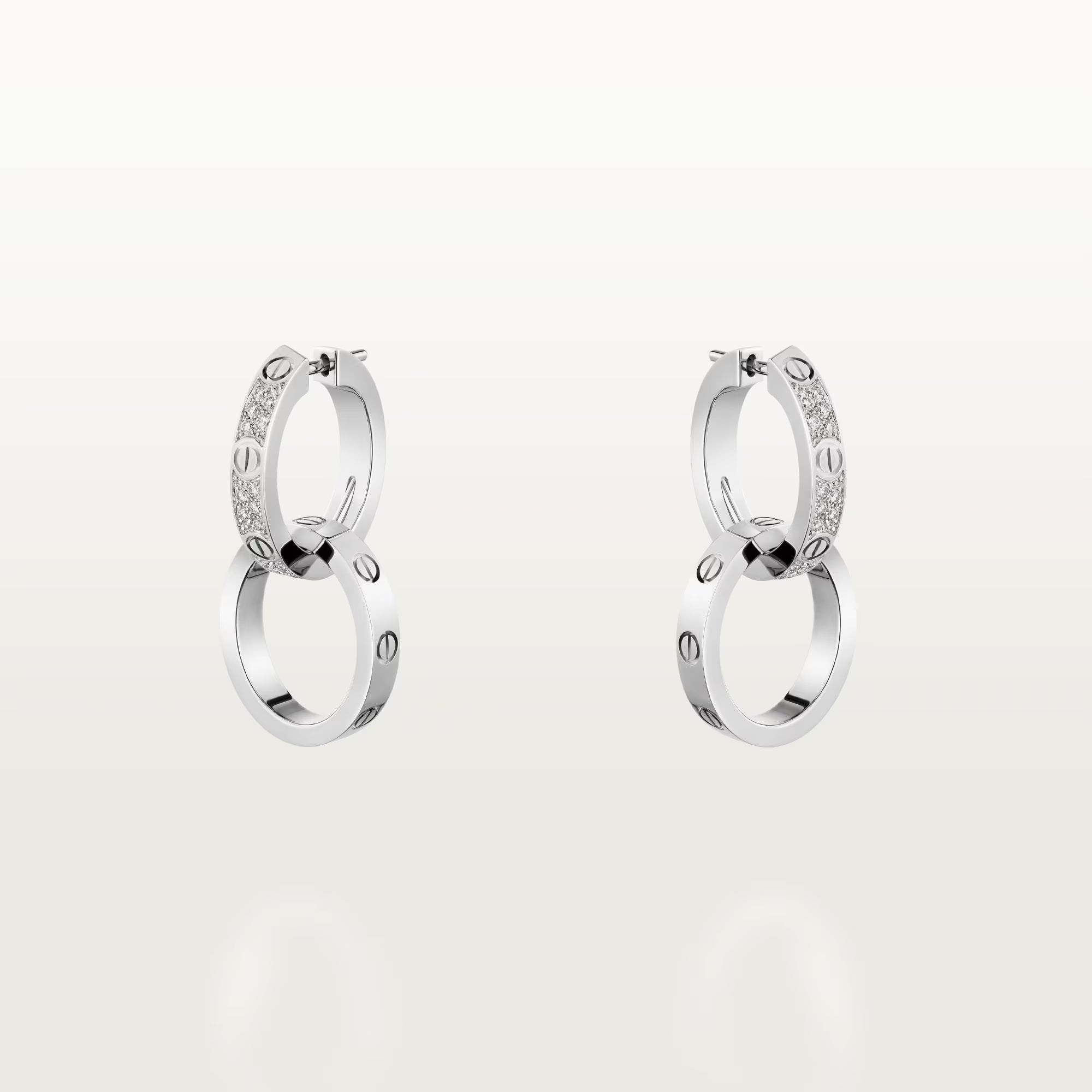 AV Amour Multiware Earrings – Small Model (White Gold)