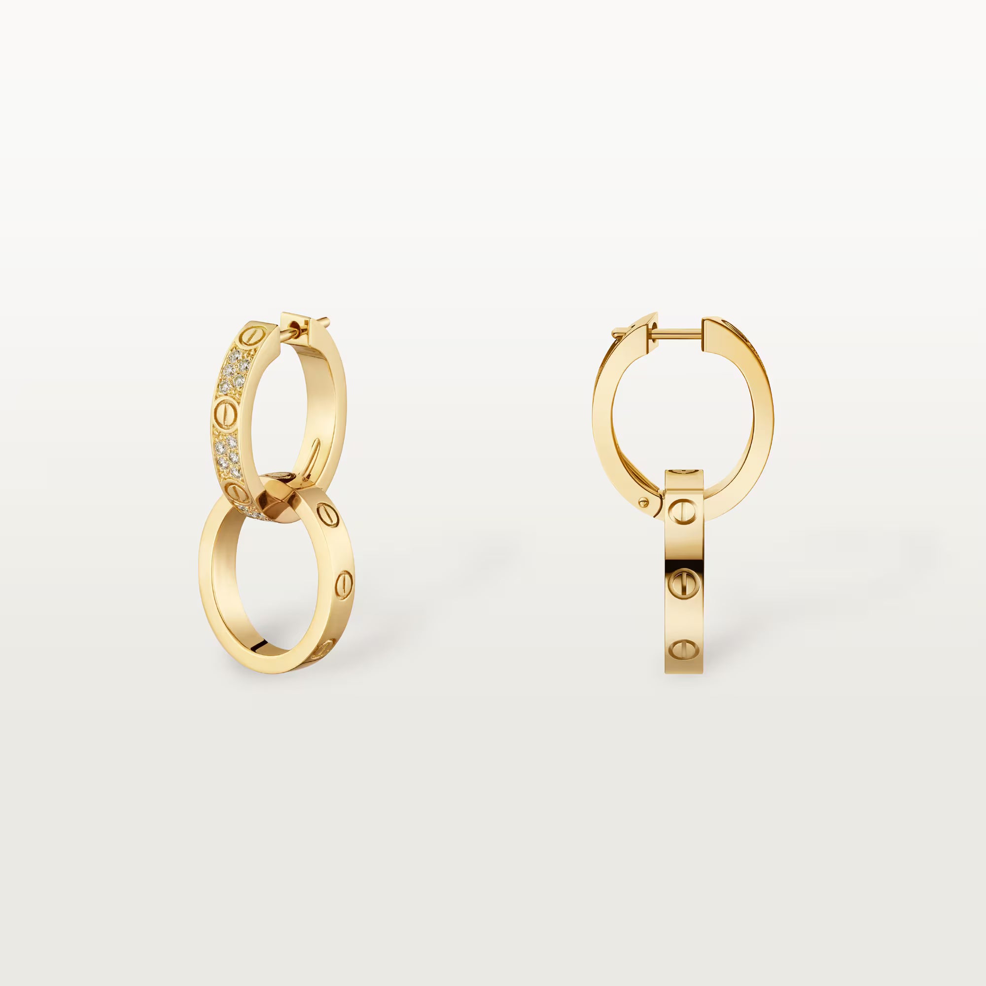 AV Amour Multiware Earrings – Small Model (Yellow Gold)