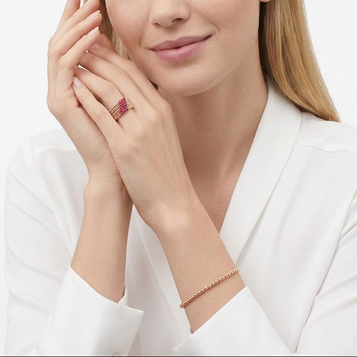 AV Mille Pearls Bracelet, (Rose gold)