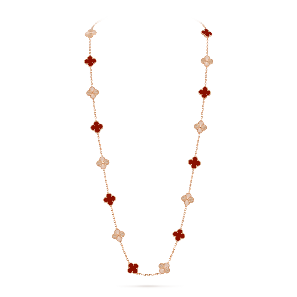AV four leaf clover necklace, 20 motifs