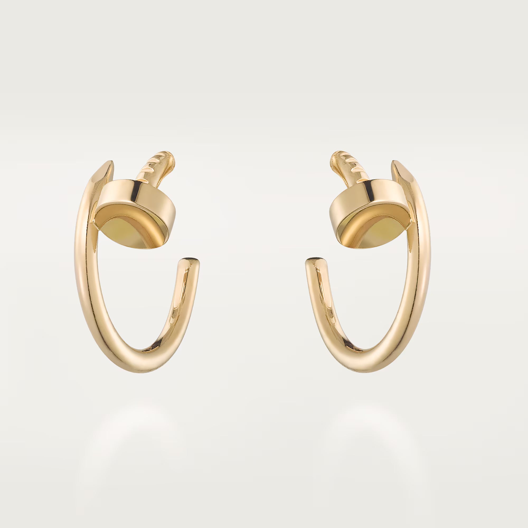 AV Linéa Clou Hoop Earrings – Small Model (Yellow Gold)