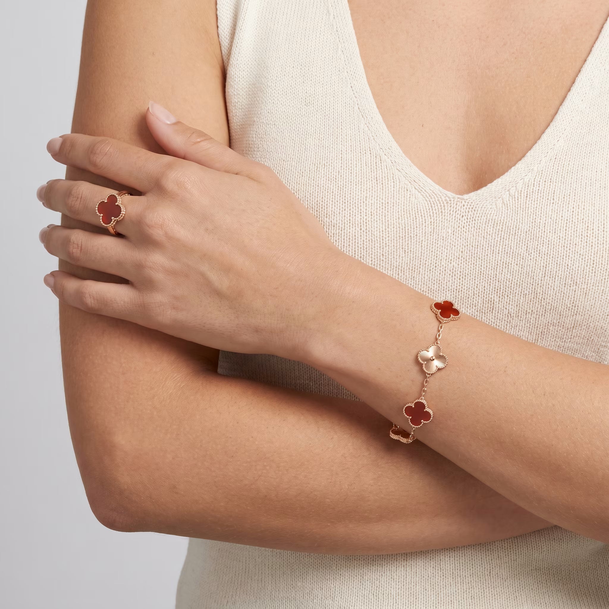 AV four leaf clover bracelet