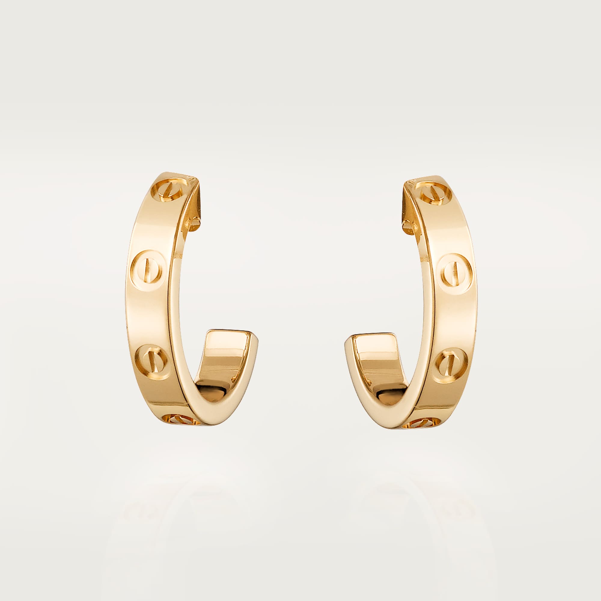 AV Amour Hoop Earrings – Small Model (Yellow Gold)