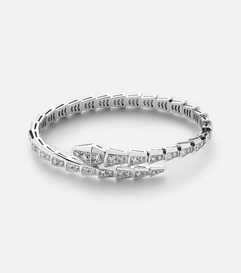 AV Viper Essence Bracelet — Full Pavé Diamond (White Gold)