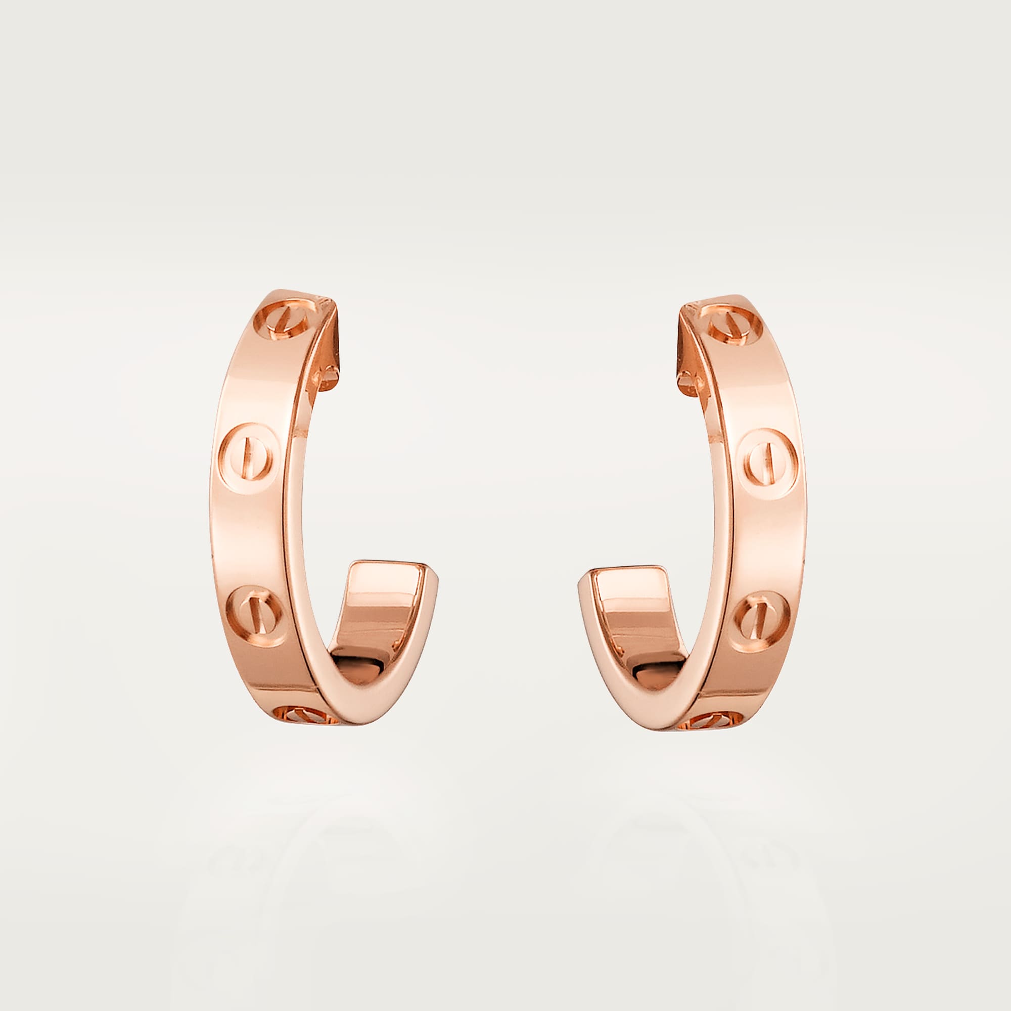 AV Amour Hoop Earrings – Small Model (Rose Gold)