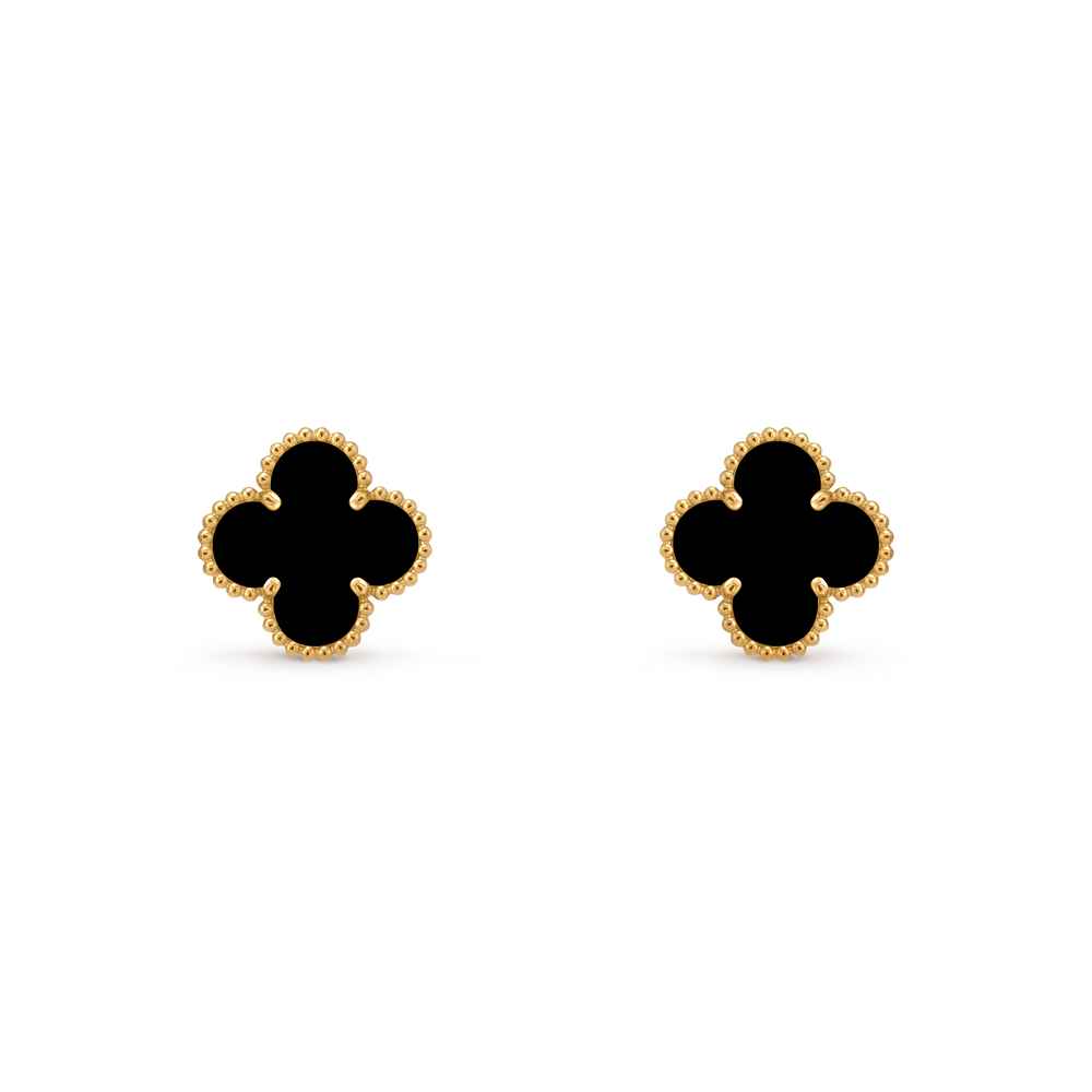 AV four leaf clover earrings