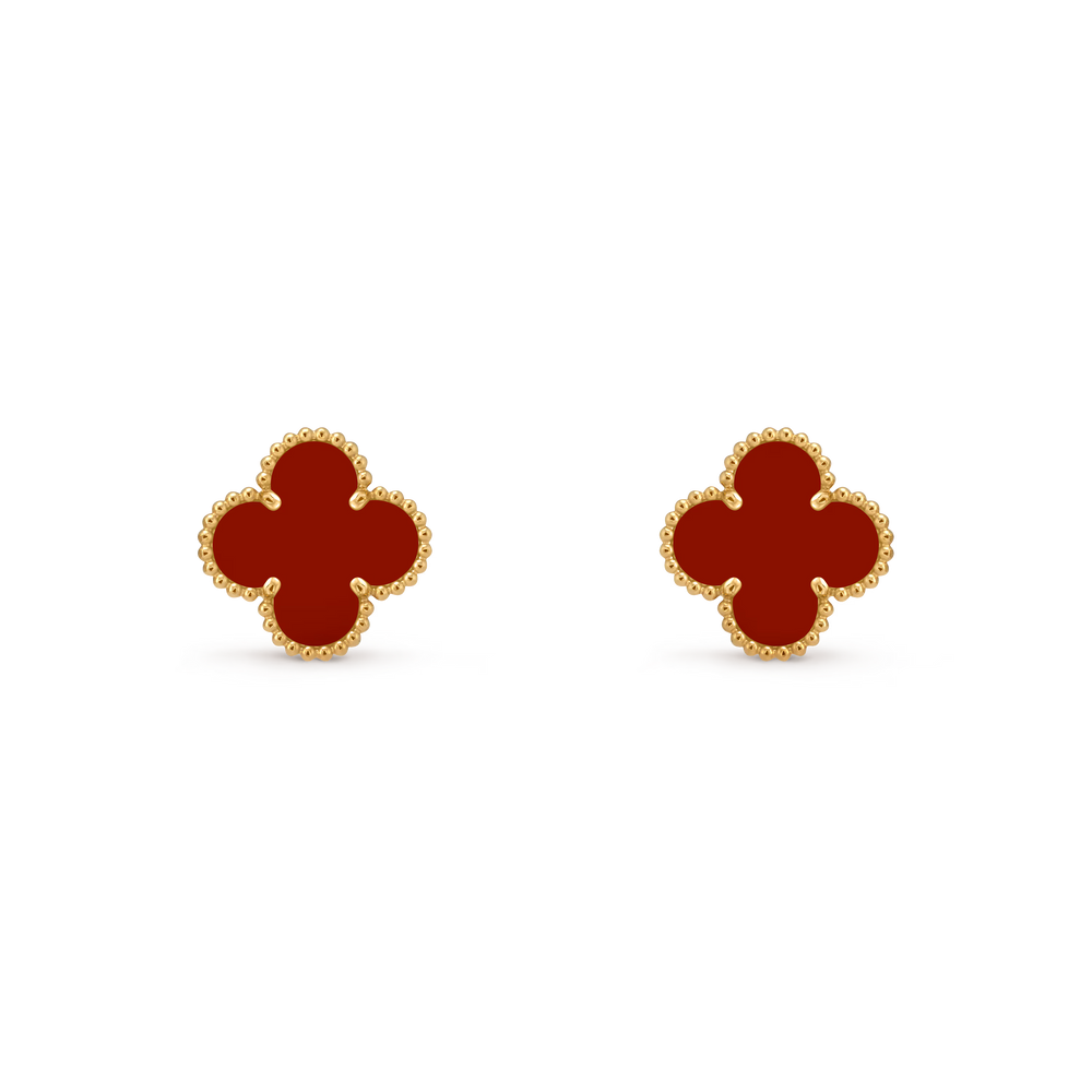 AV four leaf clover earrings
