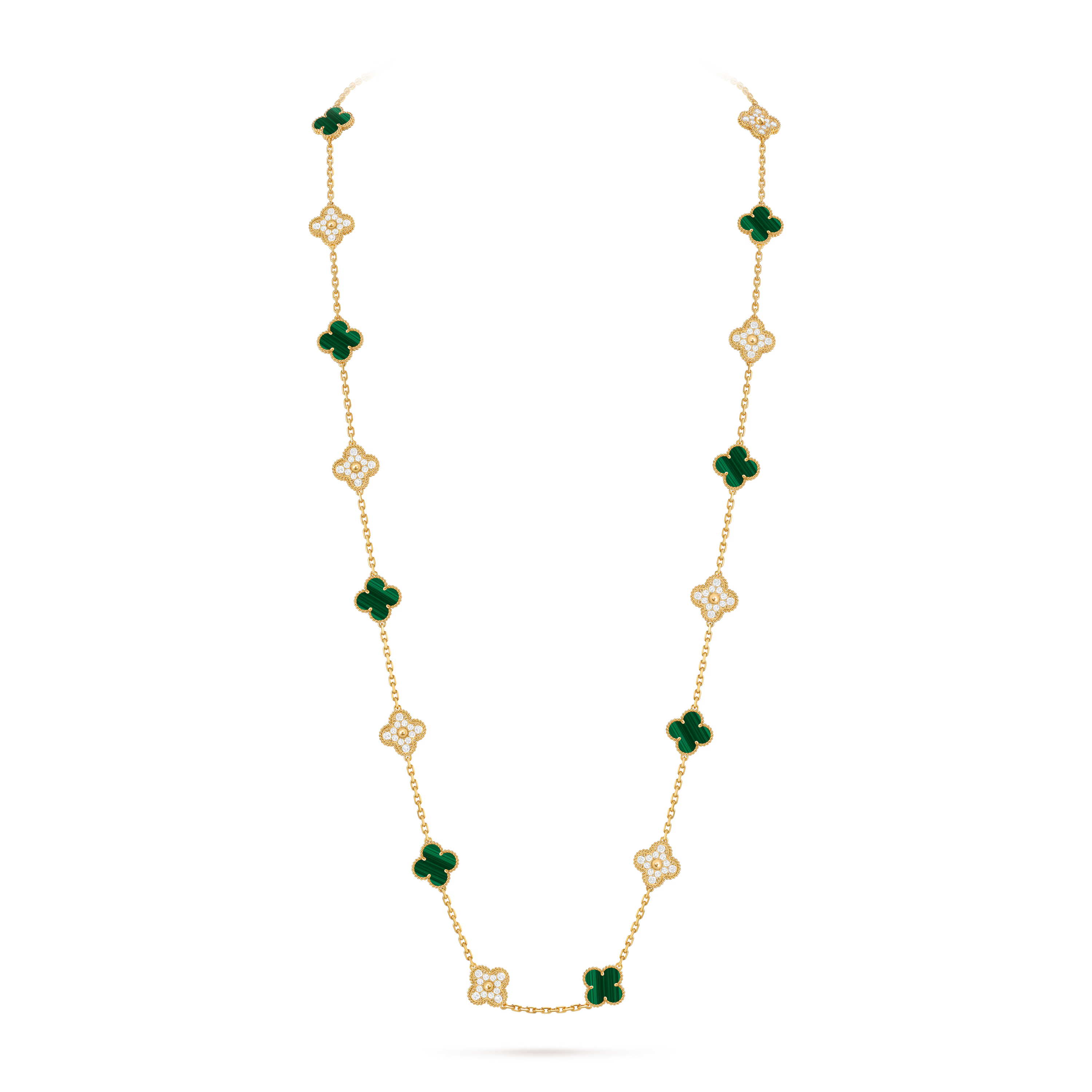 AV four leaf clover necklace, 20 motifs