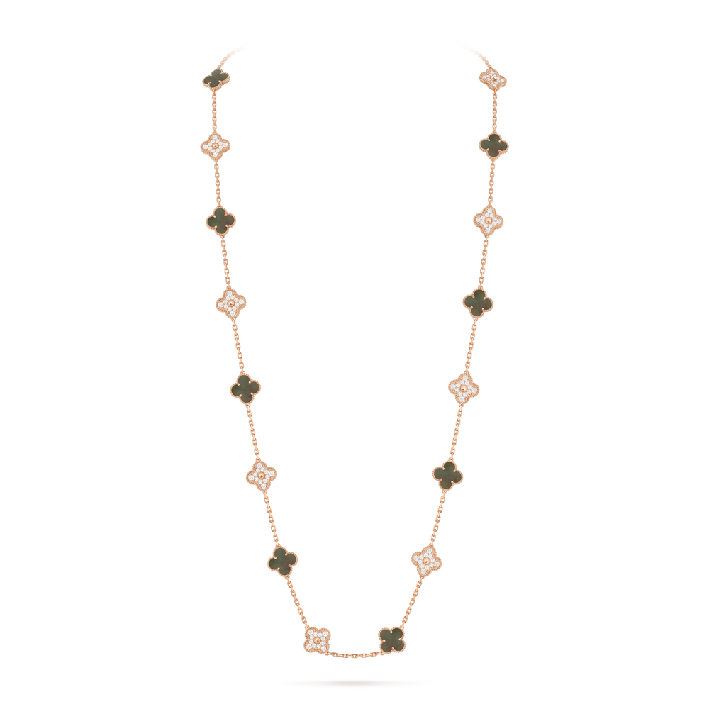 AV four leaf clover necklace, 20 motifs