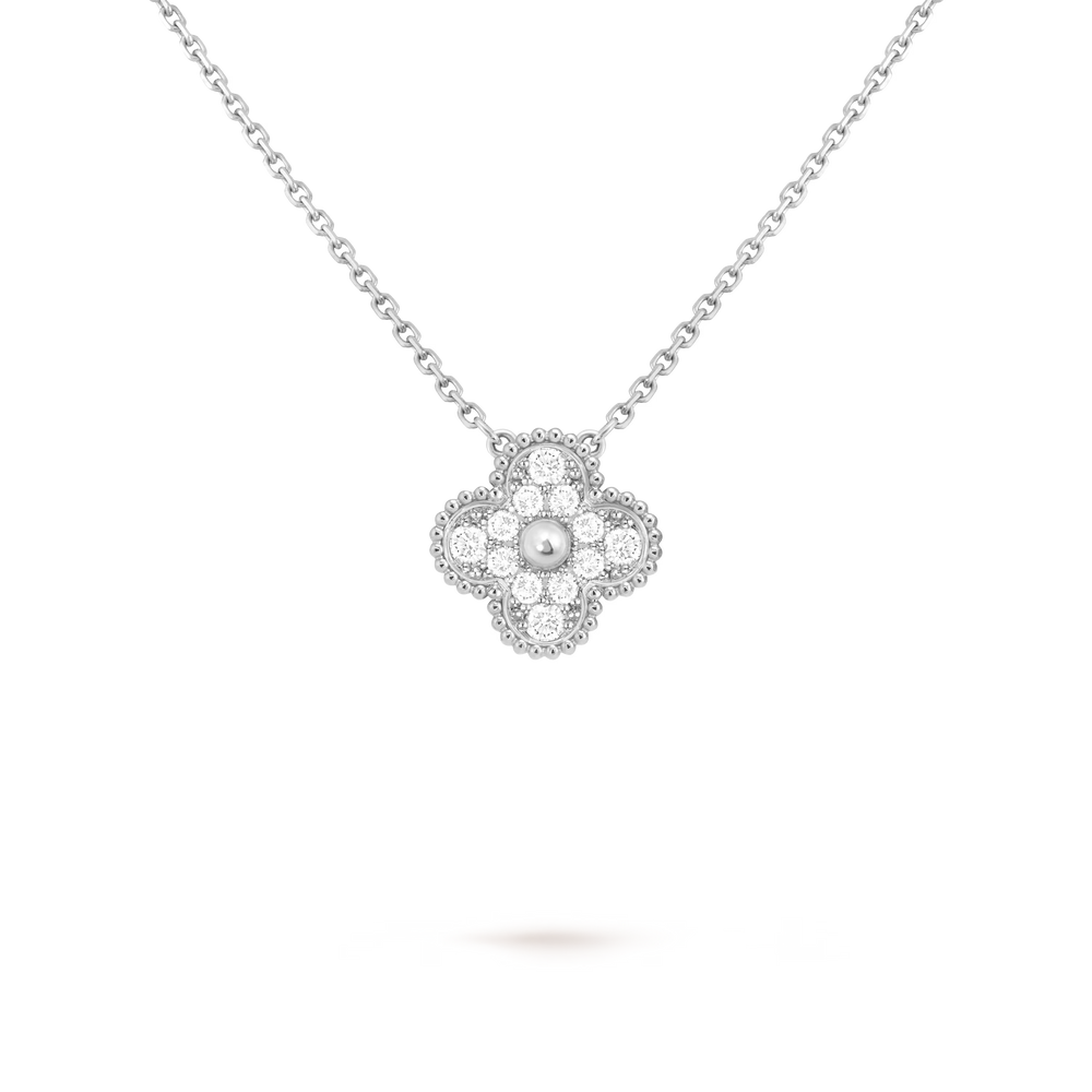 AV four leaf clover necklace
